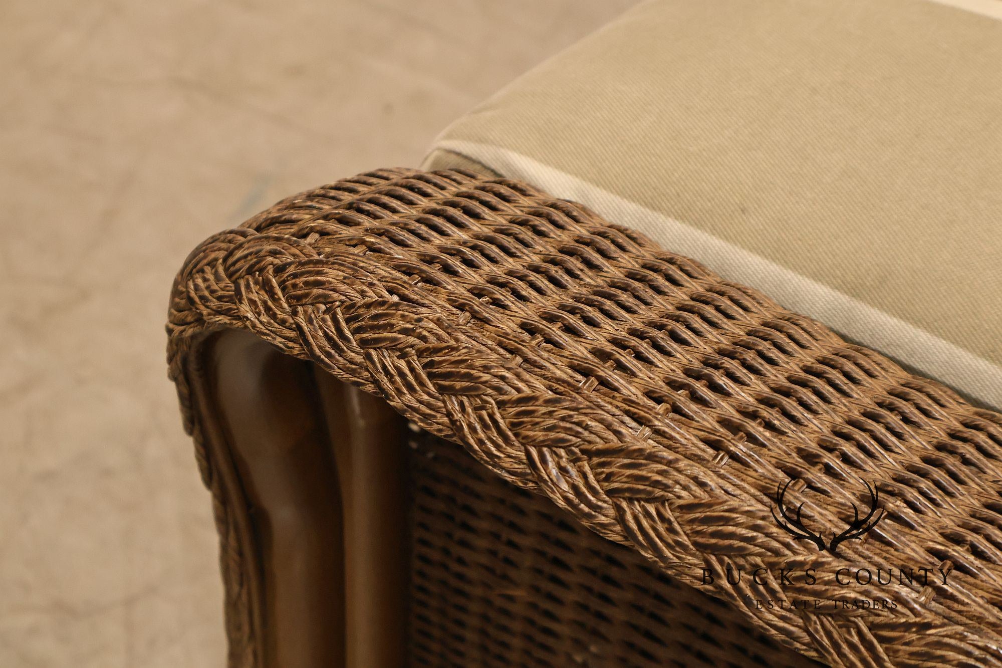 Lloyd Flanders 'Reflections' Outdoor Wicker Ottoman