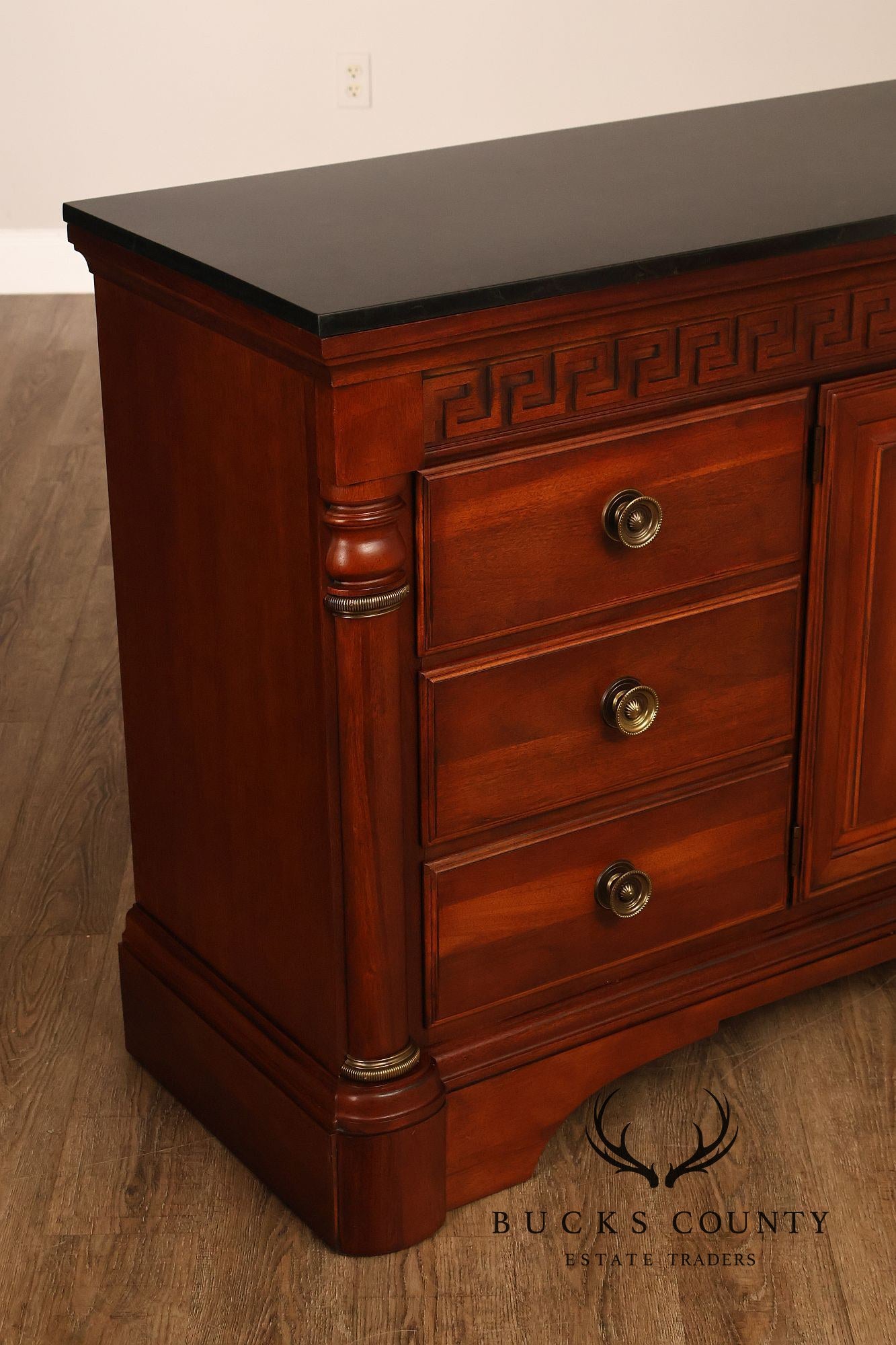 Stanley Regency Style Mahogany Triple Dresser