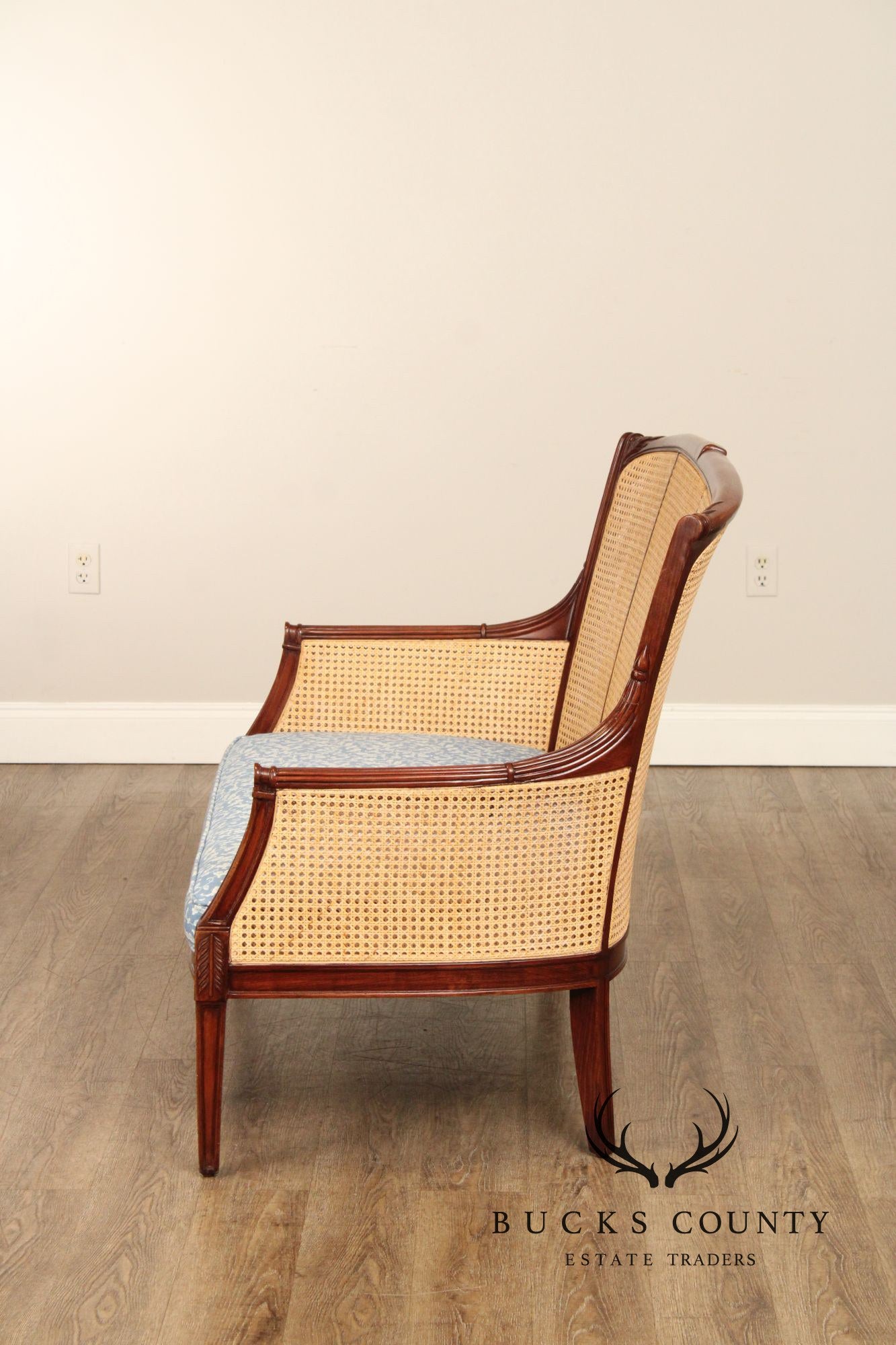 Regency Style Caned Settee