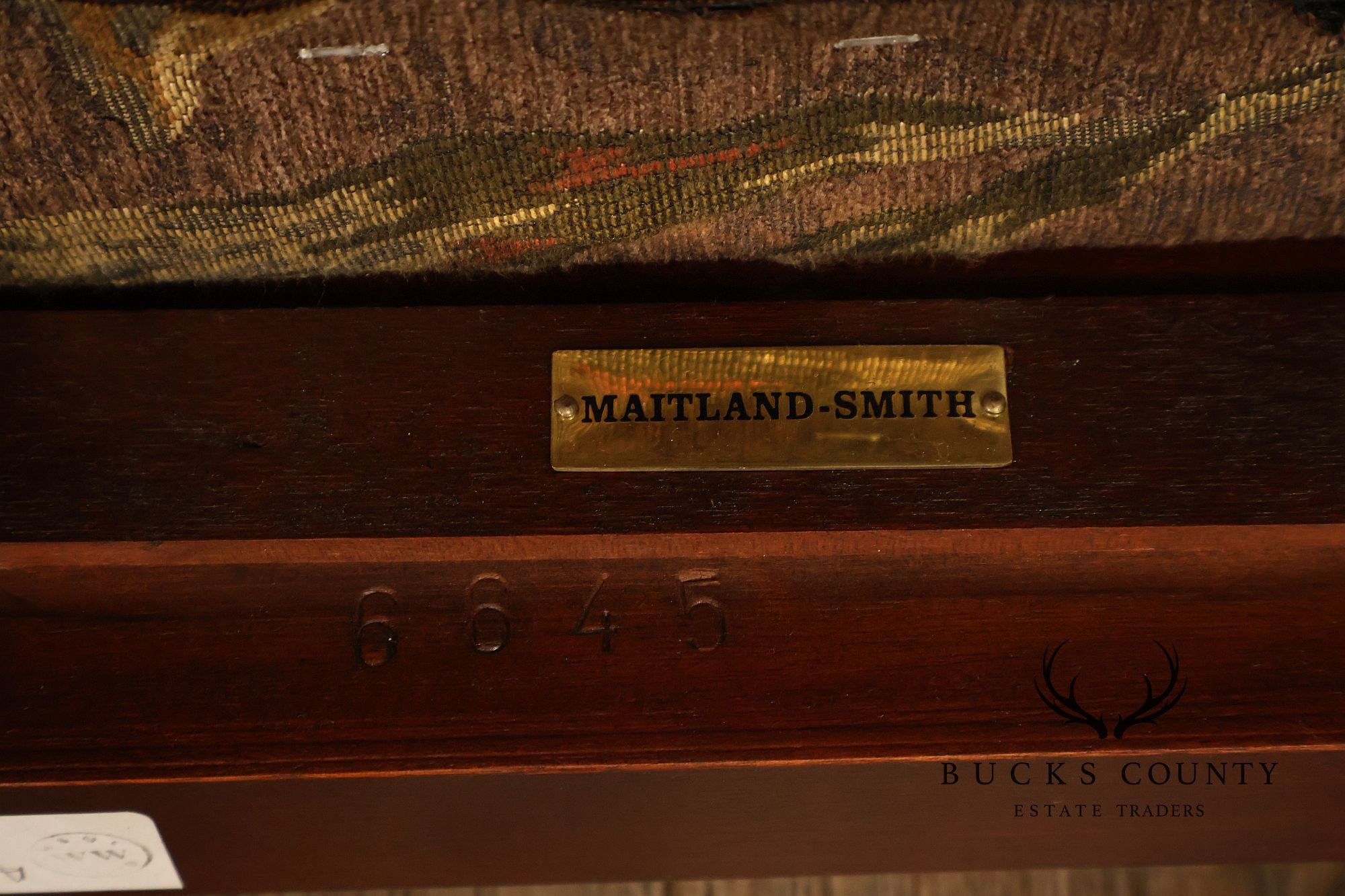 Maitland Smith Chippendale Style Set of Eight Mahogany Dining Chairs