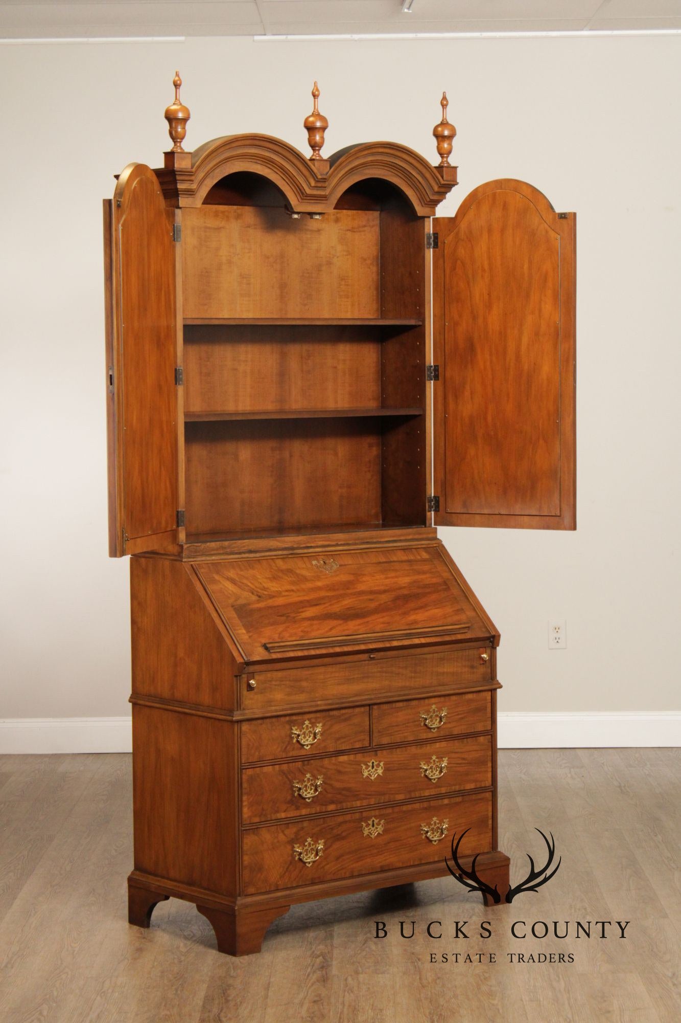 Baker Collectors' Edition Walnut Secretary Desk