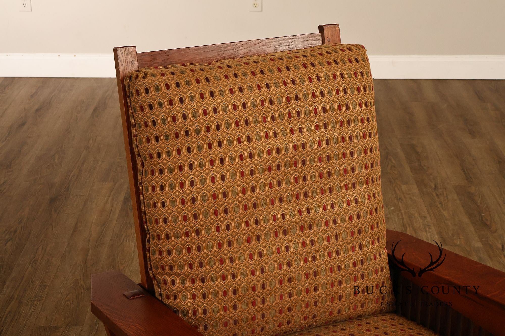 Stickley Mission Collection Oak Spindle Morris Chair