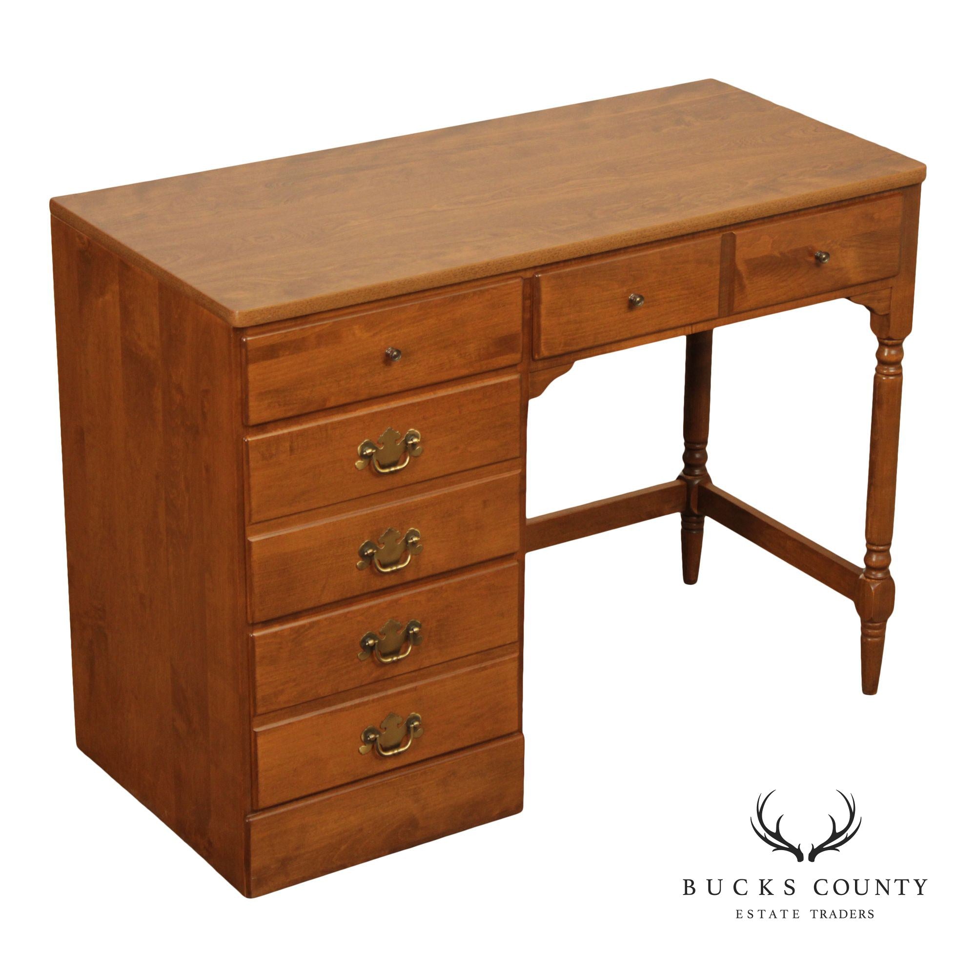 Ethan Allen Custom Room Plan Maple Writing Desk