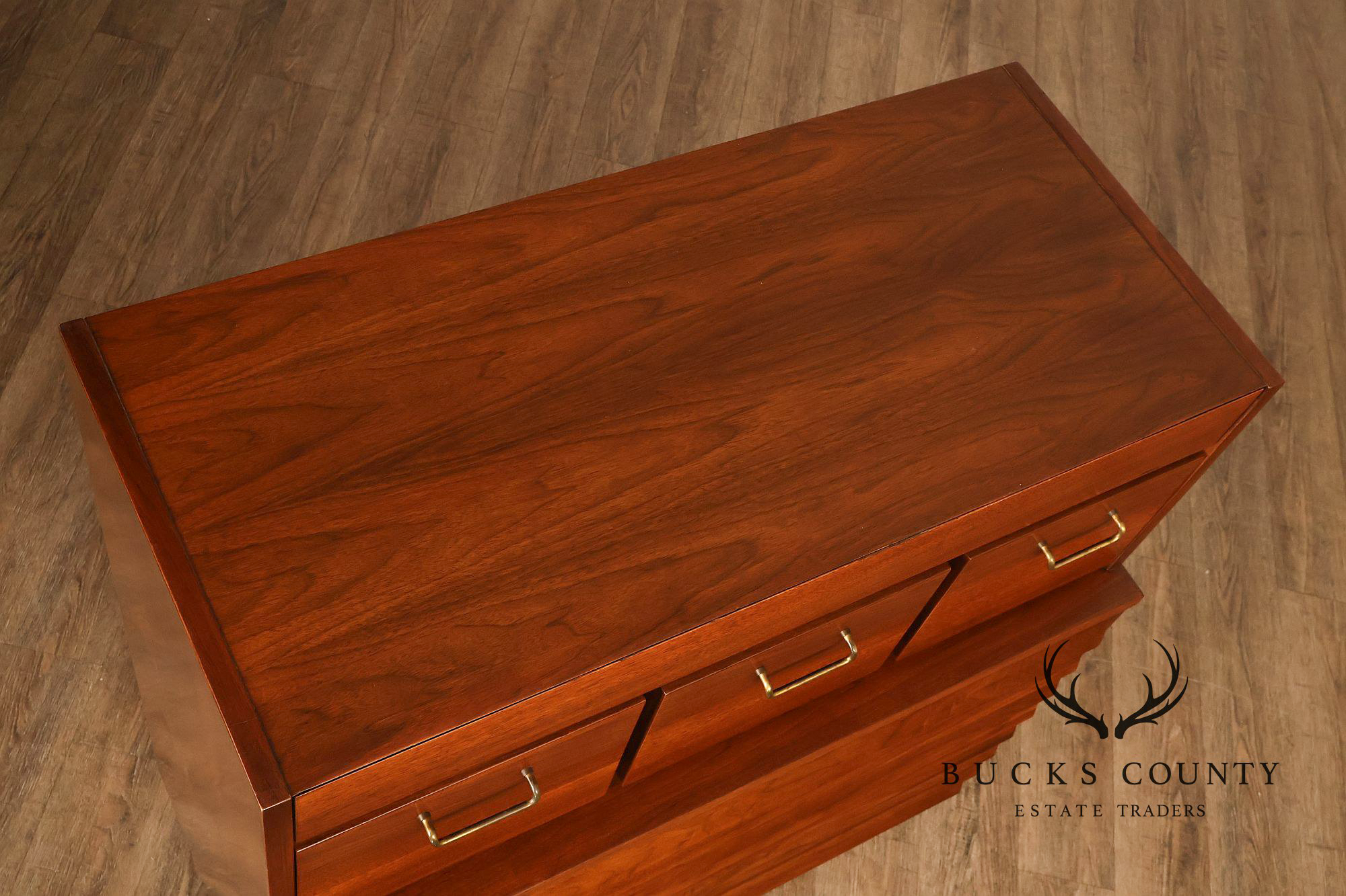 American Of Martinsville Mid Century Modern Walnut High Chest