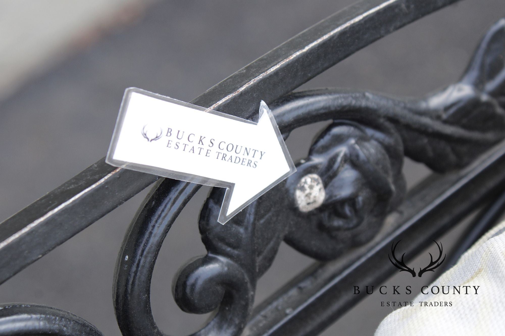 Meadowcraft Vintage Wrought Iron Outdoor Garden Sofa