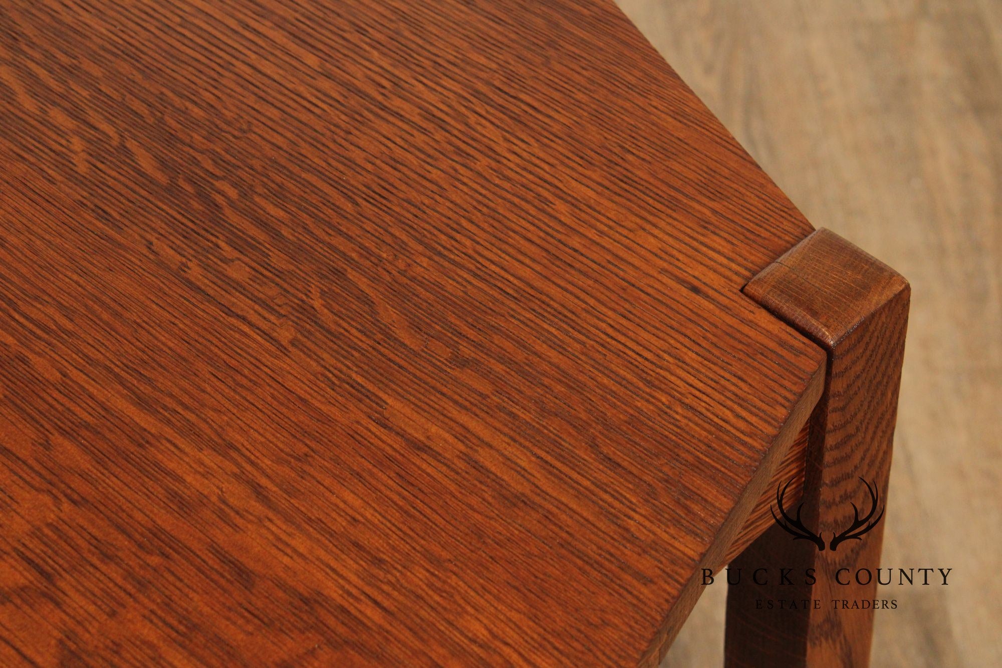 Stickley Brothers Antique Mission Oak Lamp Table