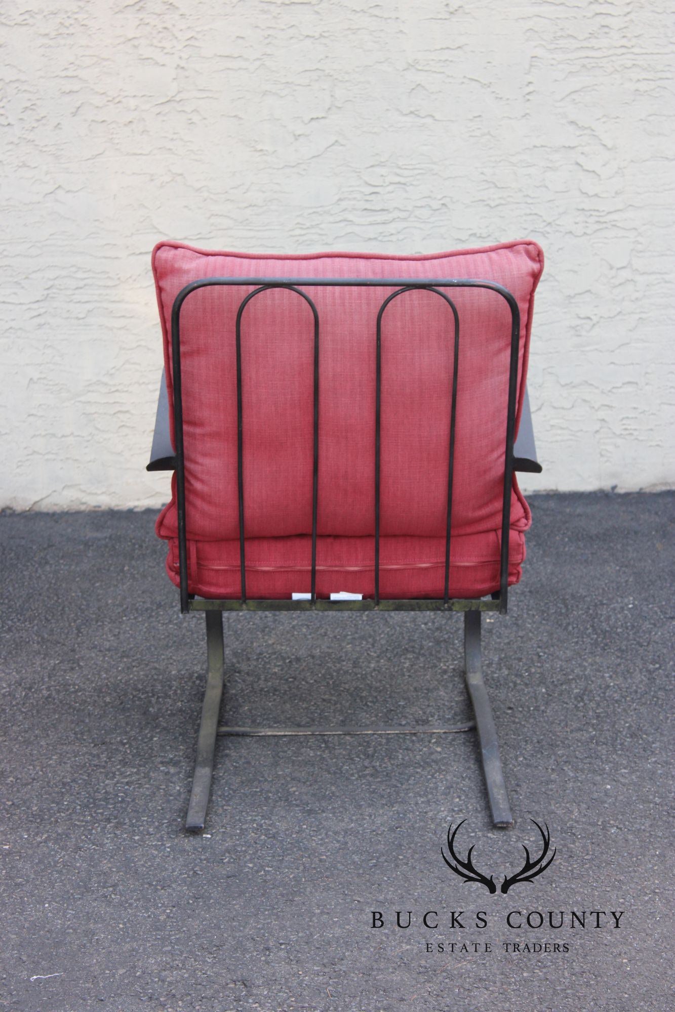 Vintage Outdoor Patio Wrought Iron Rocker