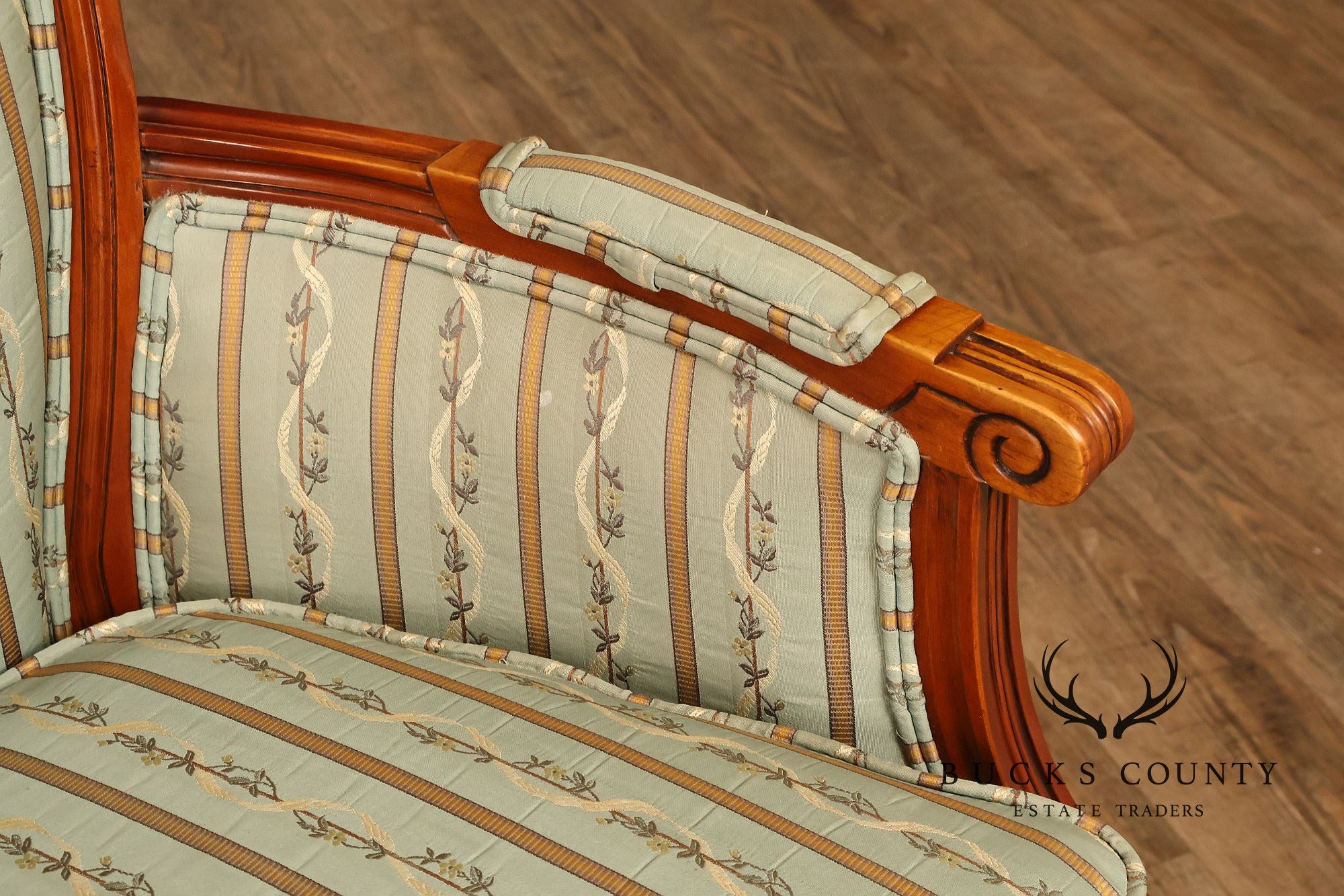 Harris Marcus French Louis XVI Style Pair of Bergere Armchairs