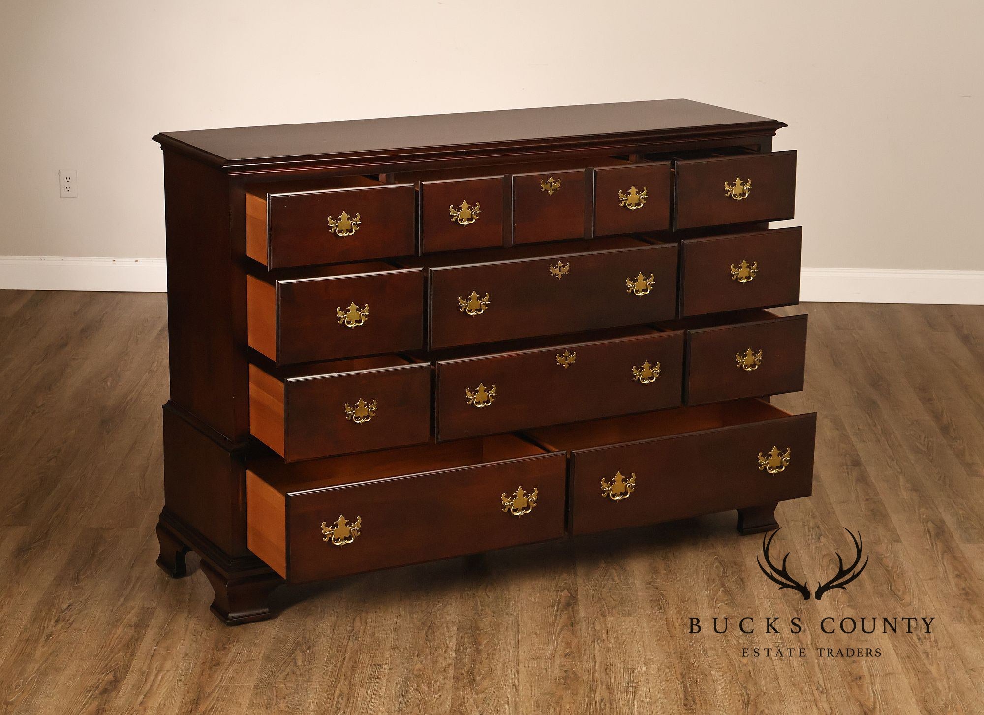 Kincaid Traditional Cherry Eleven Drawer Dresser