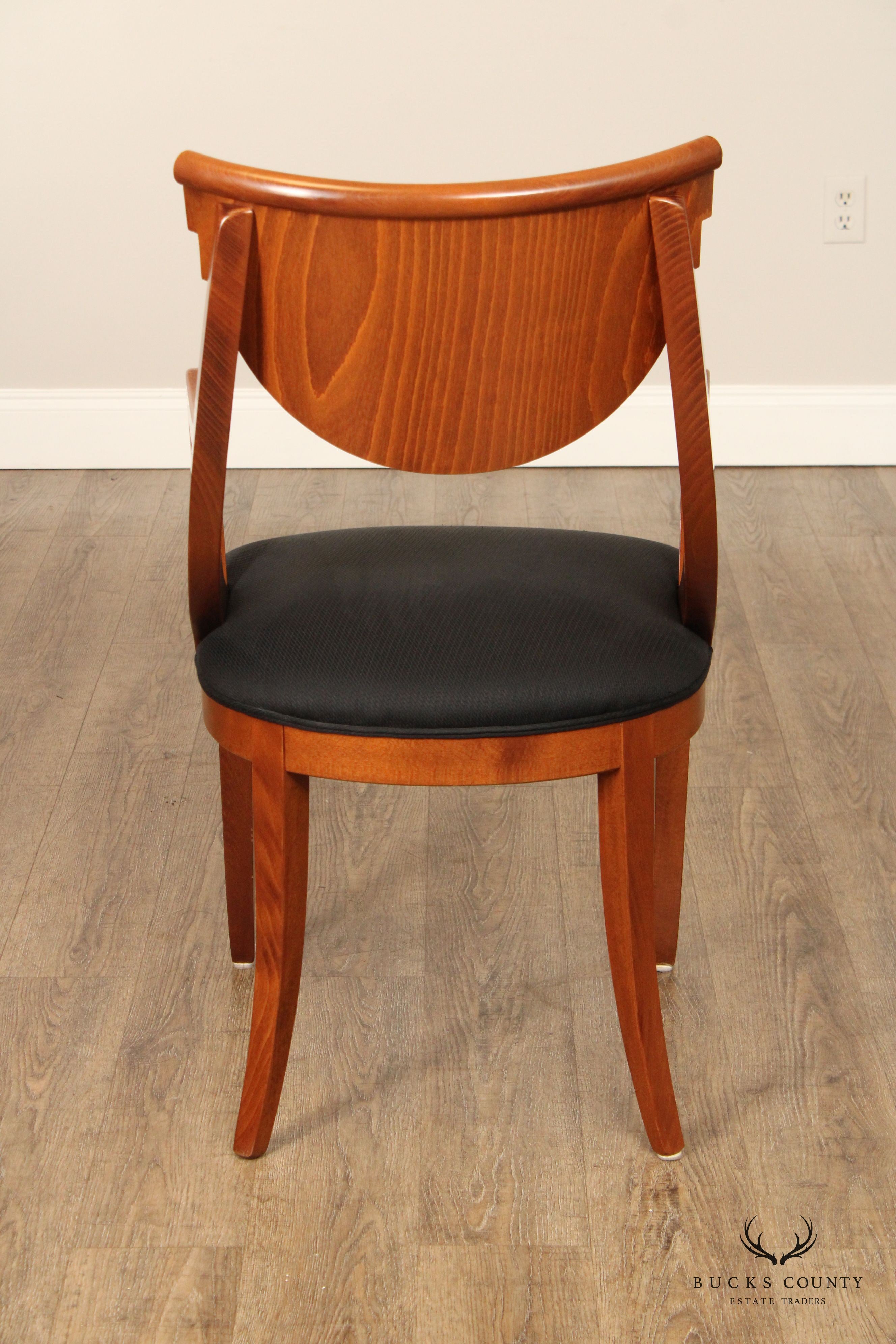 Biedermeier Style Vintage Italian Crafted Armchair