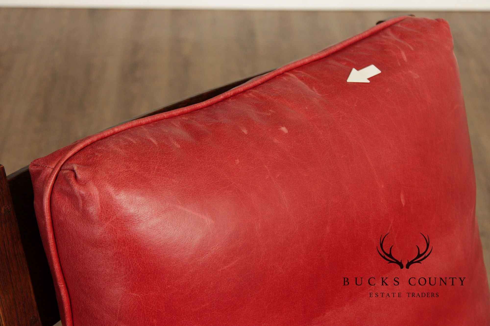 Stickley Mission Collection Oak And Leather Rocker