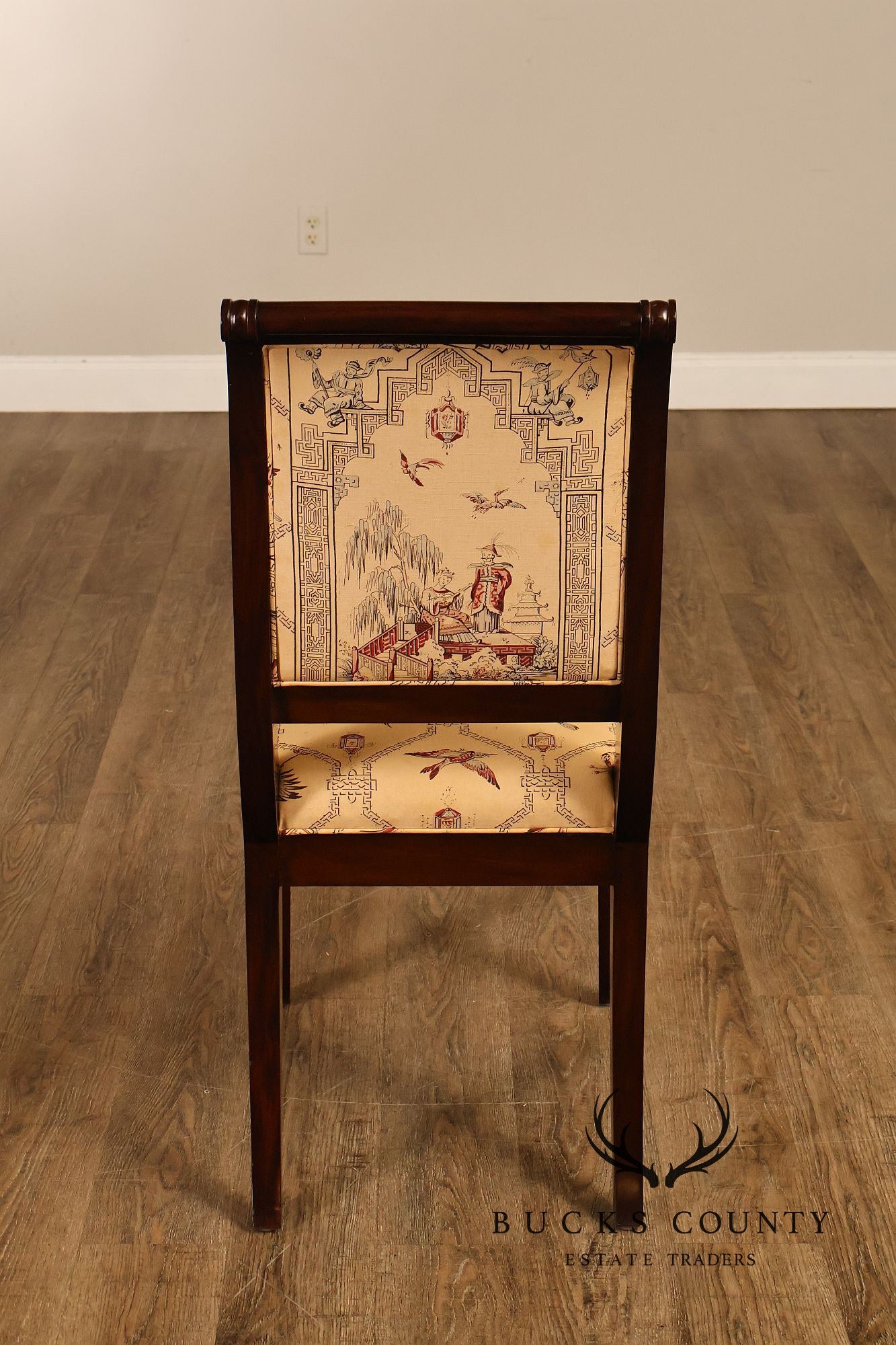 Empire Style Set of Ten Mahogany Dining Chairs