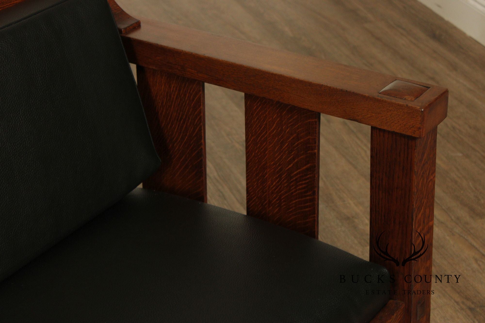 Lifetime Furniture Antique Mission Oak Sofa Settle