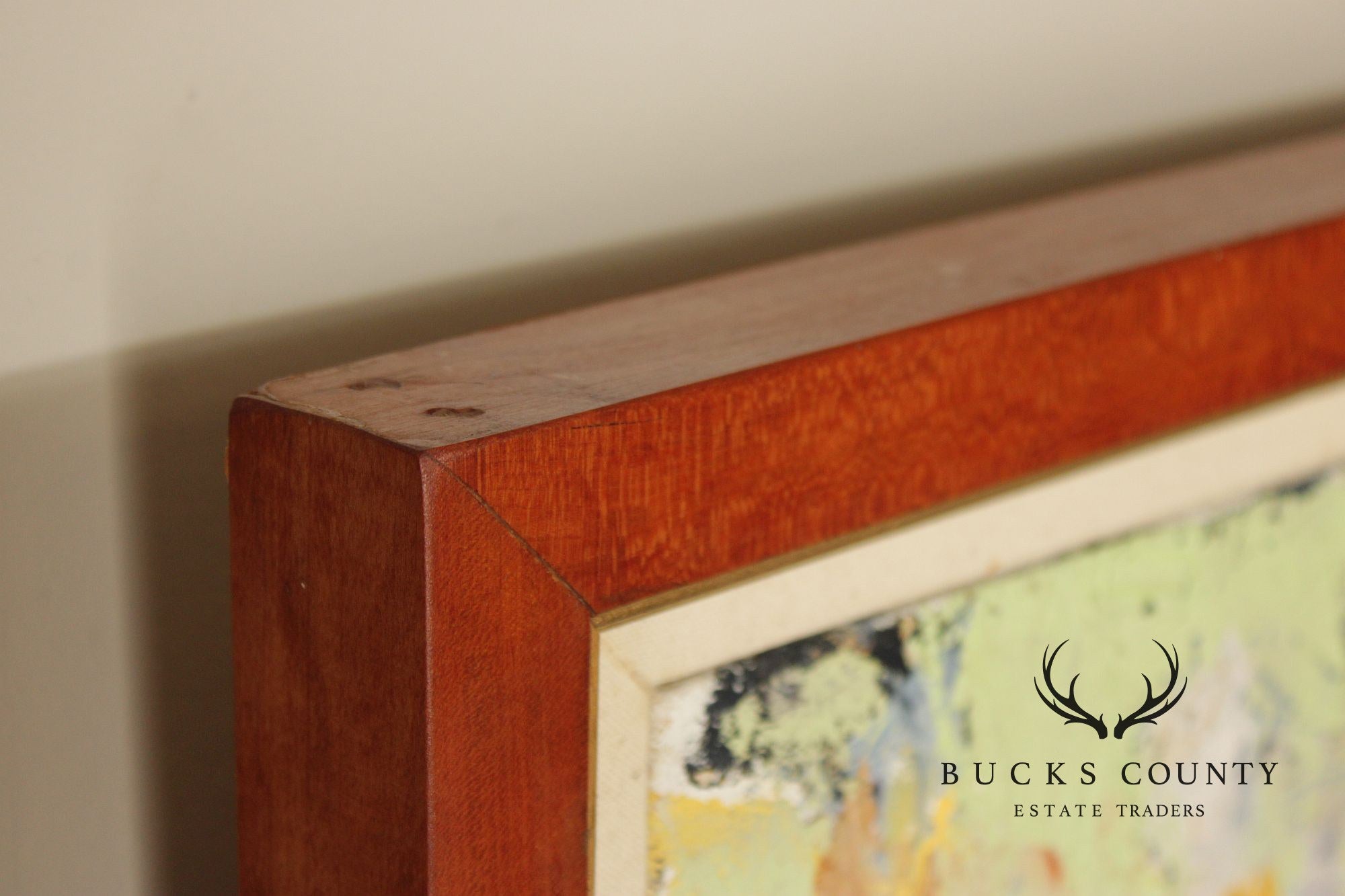 Mid Century Modern Abstract Oil Painting