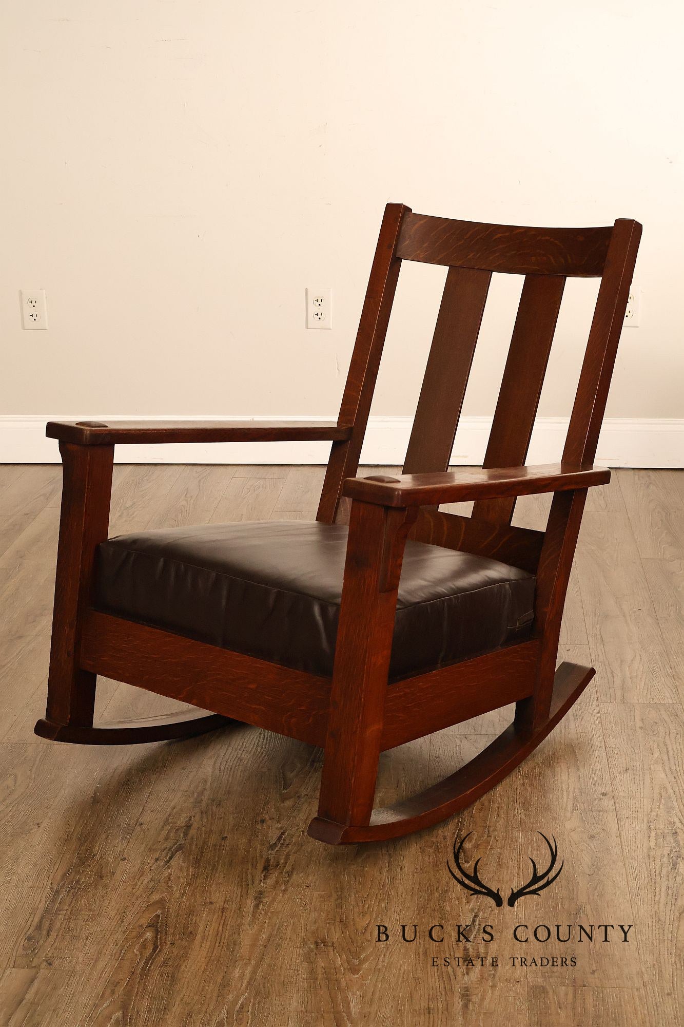 Limbert Antique Arts and Crafts Mission Oak Rocker