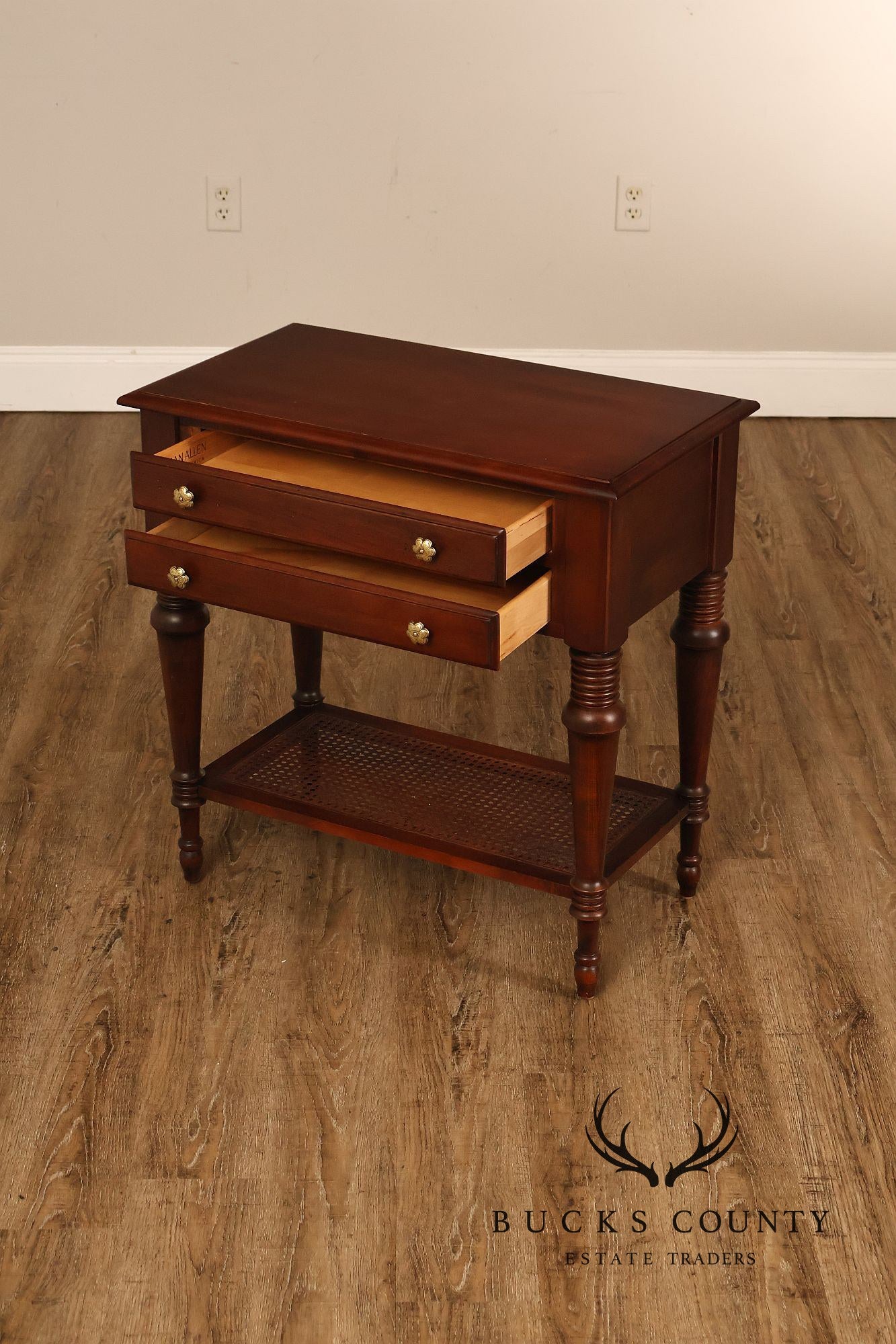 Ethan Allen British Classics "Cayman" Pair Of Nightstands