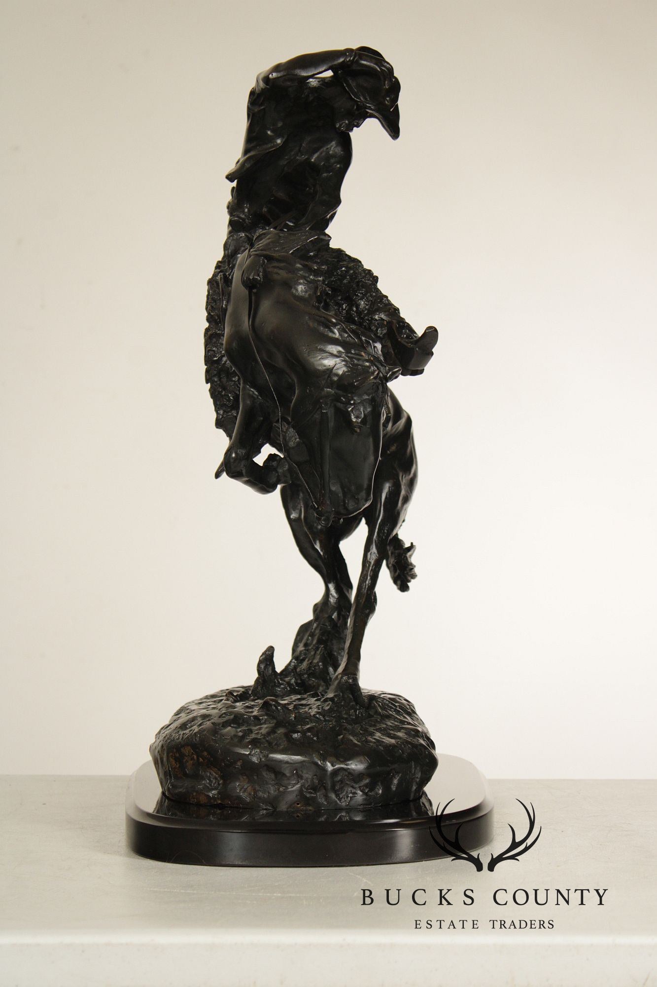 Frederic Remington Bronze Statue, 'Rattlesnake'