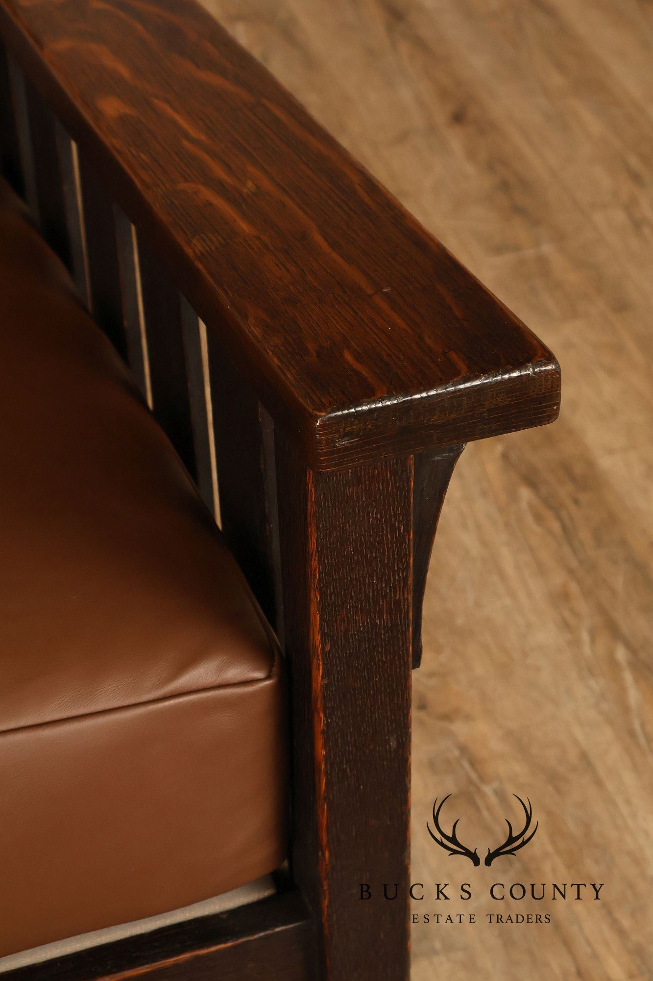 Gustav Stickley Antique Mission Oak Slatted Rocker Model No. 323