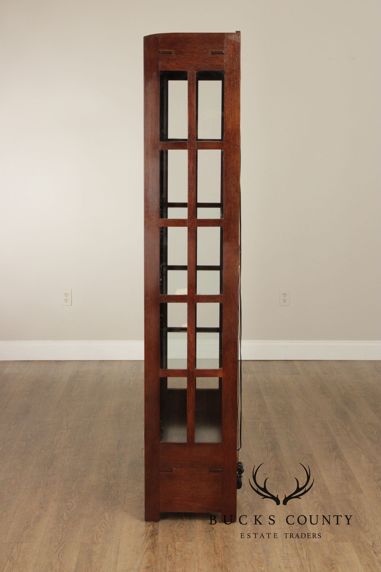 Stickley Mission Collection Oak Display Cabinet
