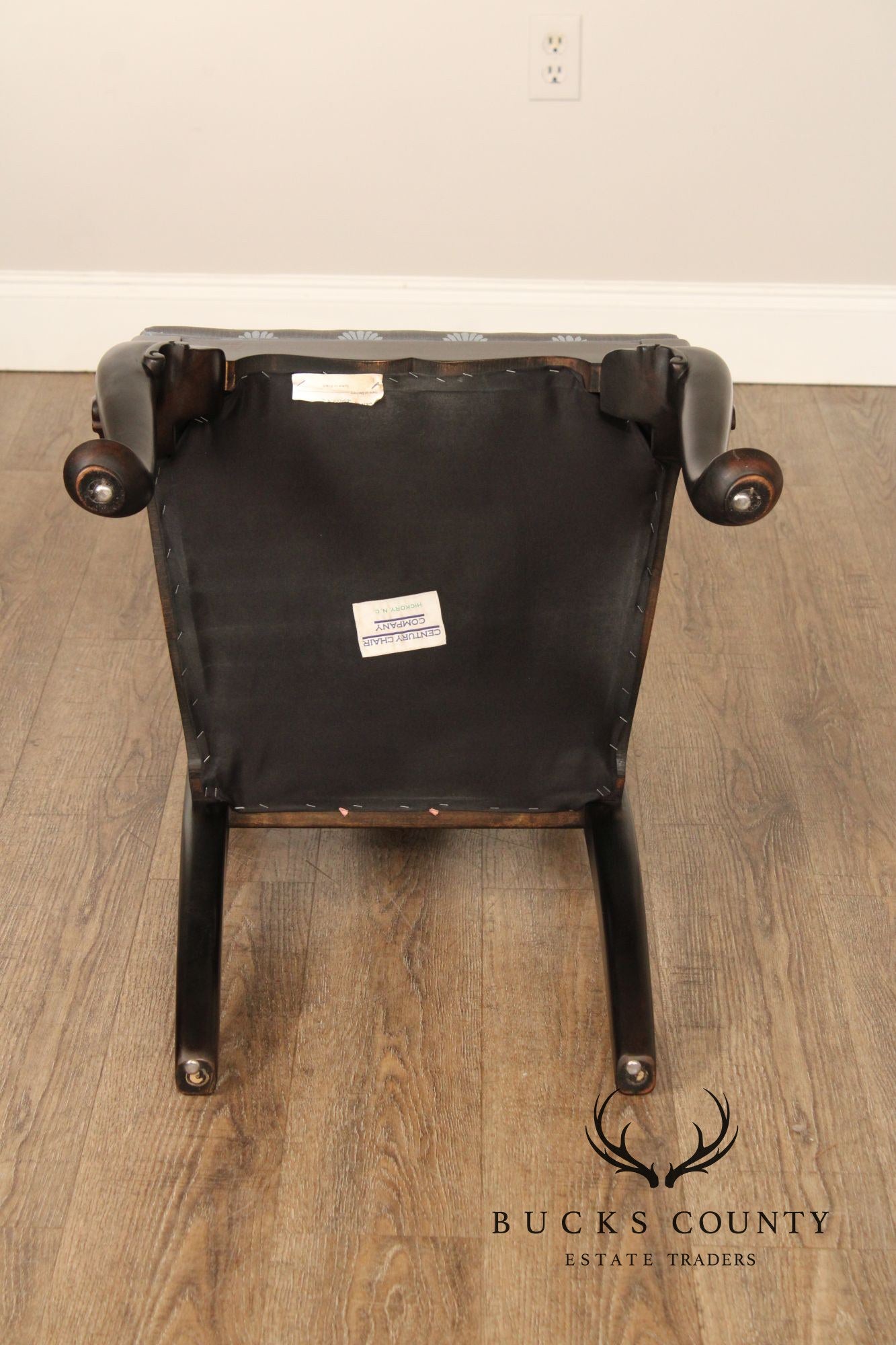 Century Furniture Ebonized Set of Six Queen Anne Style Dining Chairs