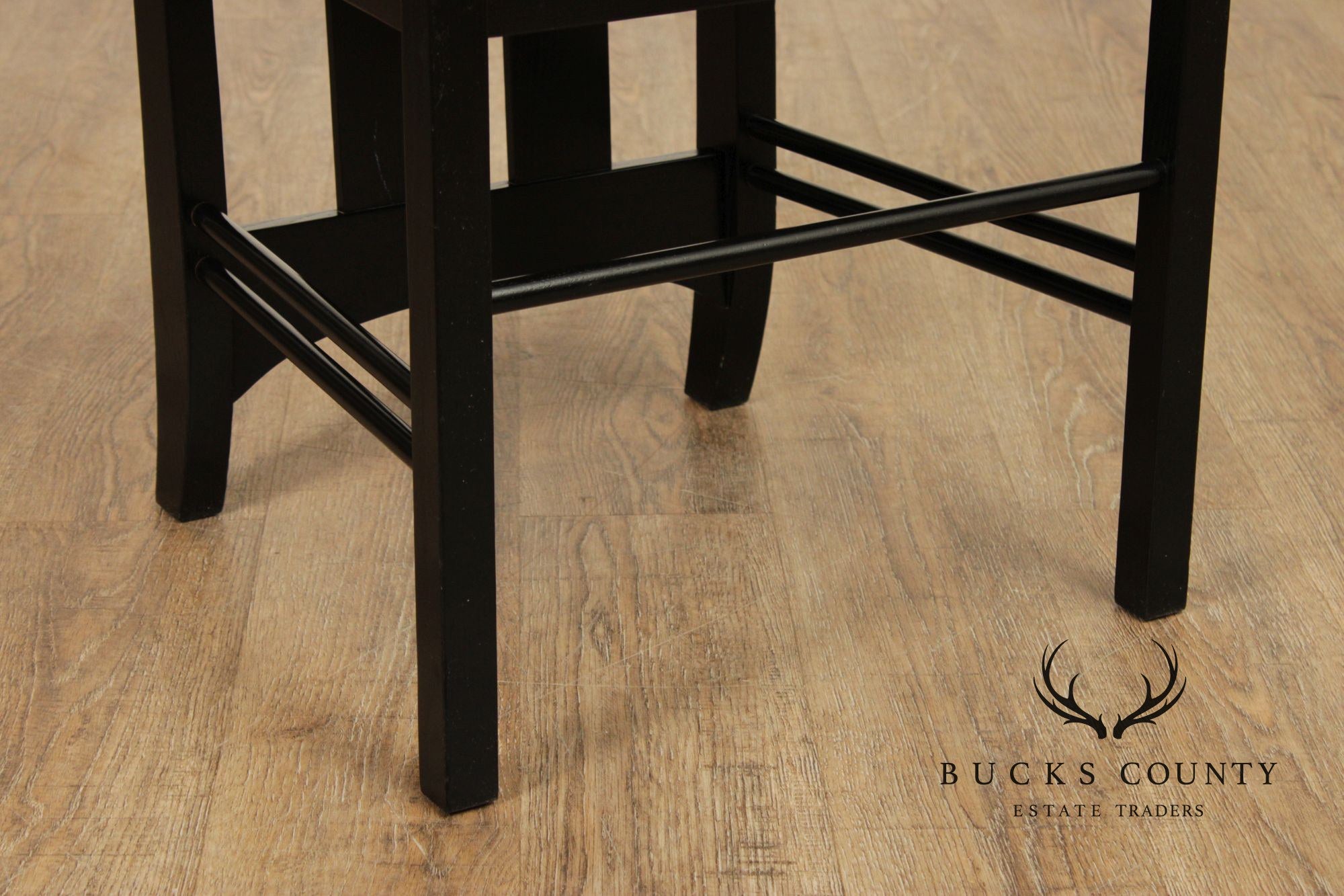 Cassina Ebonized 'Ingram' Tall Side Chair After Charles Rennie Mackintosh