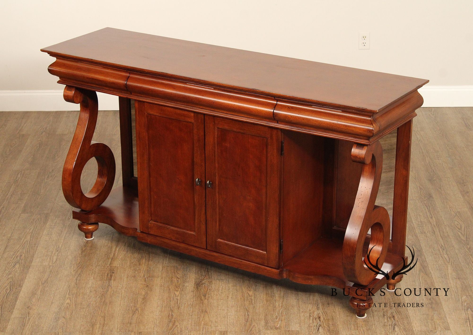 Empire Style Cherry Sideboard Cabinet