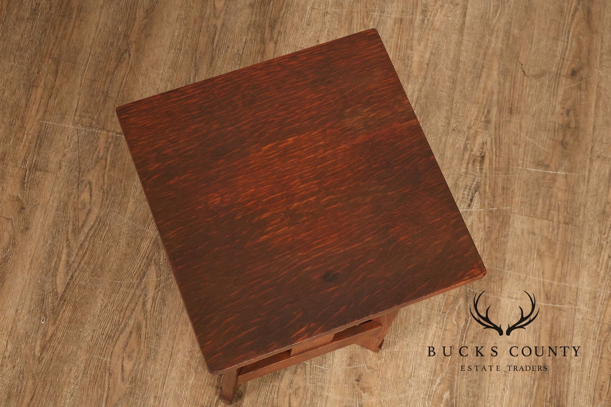 Stickley Brothers Antique Mission Oak Tabouret