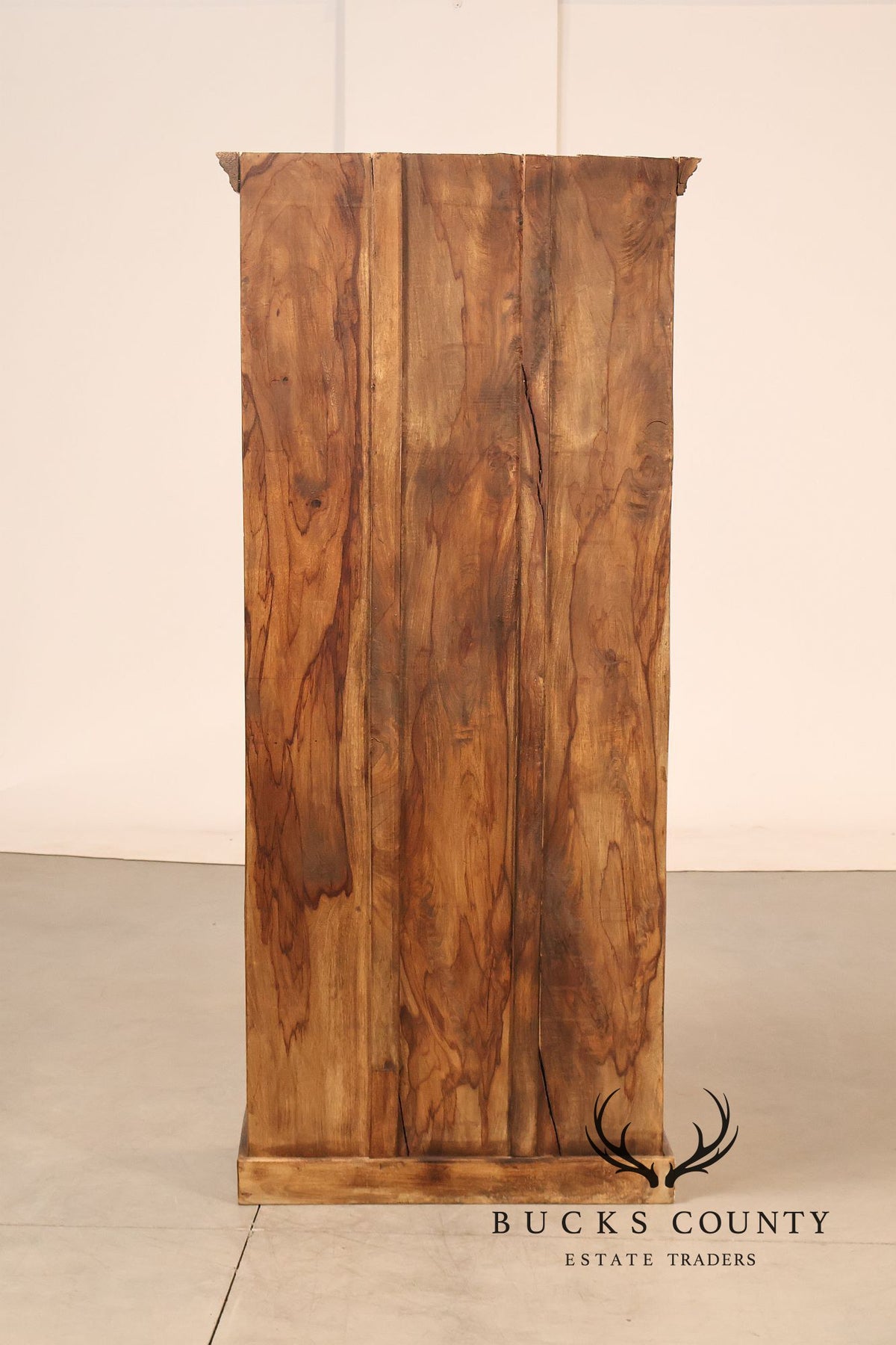 Antique Indian Teak and Wrought Iron Cabinet
