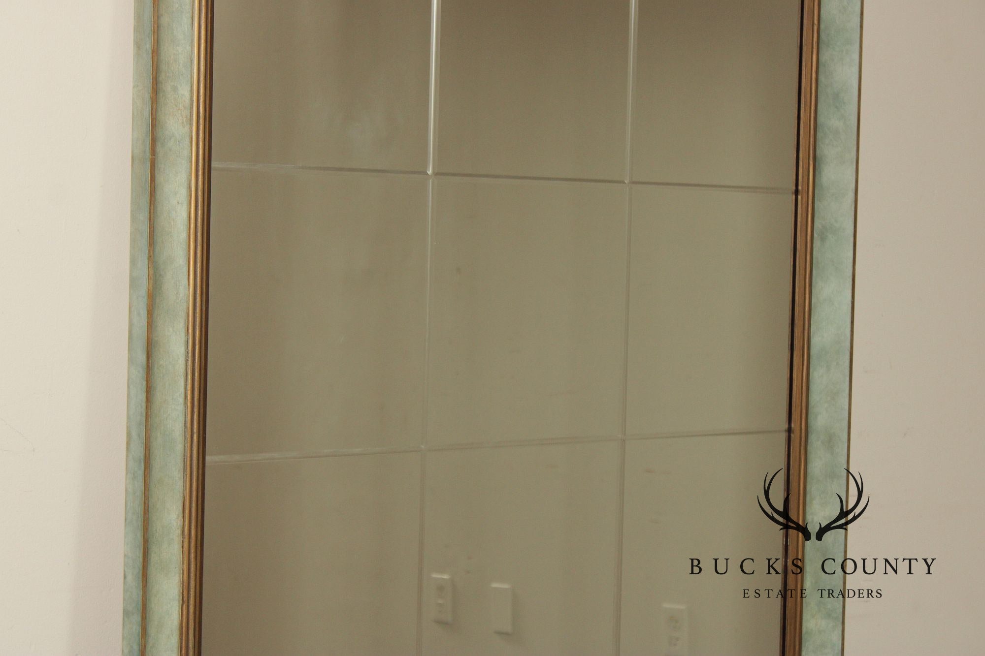 Chelsea House Large Beveled squares wall mirror