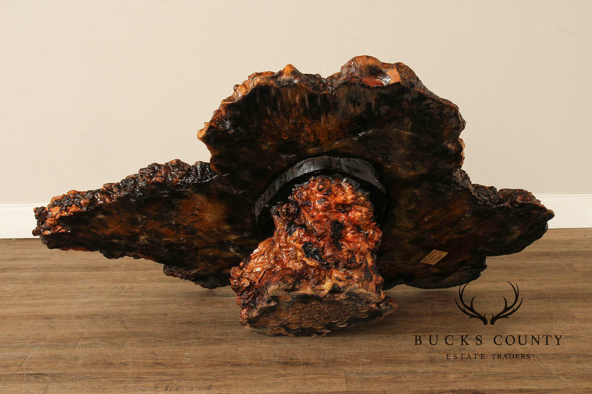 The Burlwood Co. Star Dust Redwood Burl Live Edge Coffee Table