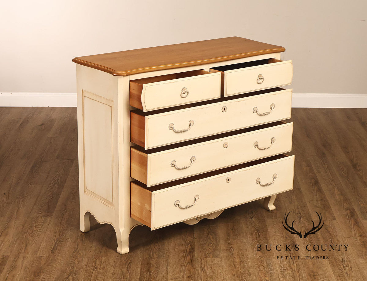 Ethan Allen 'Country French' Painted Chest of Drawers