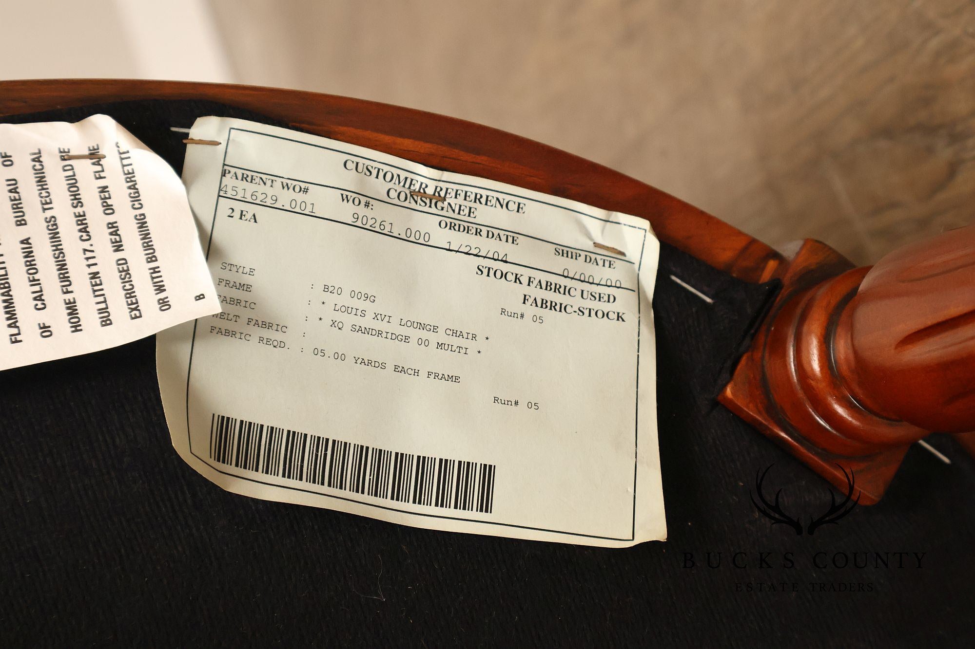 Harris Marcus French Louis XVI Style Pair of Bergere Armchairs