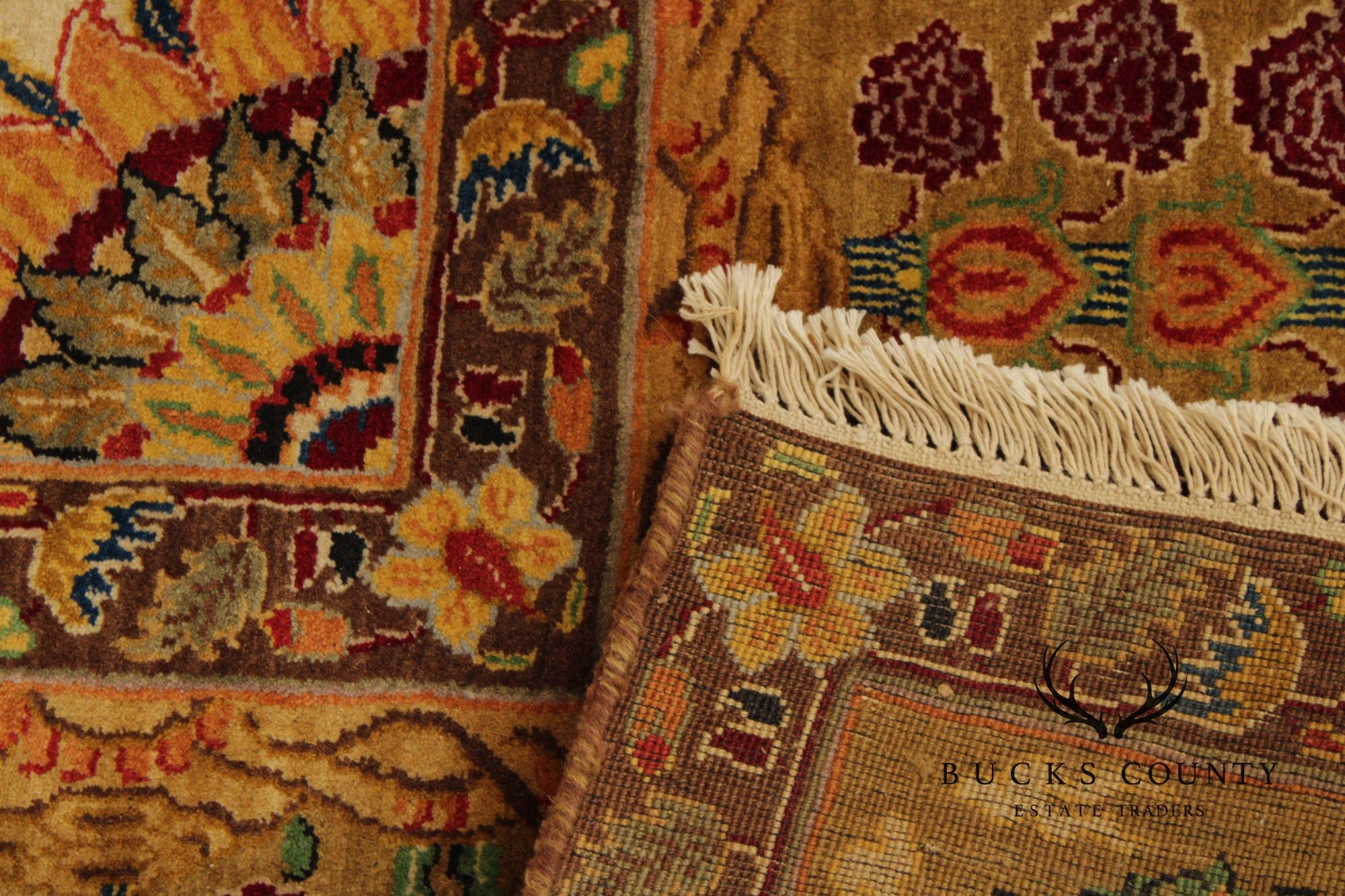 Arts & Crafts Style Wool Area Rug