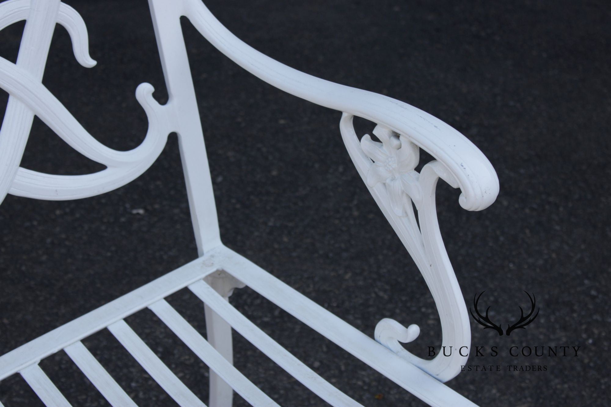 Brown Jordan Set of Eight Cast Aluminum 'Day Lily' Outdoor Dining Chairs