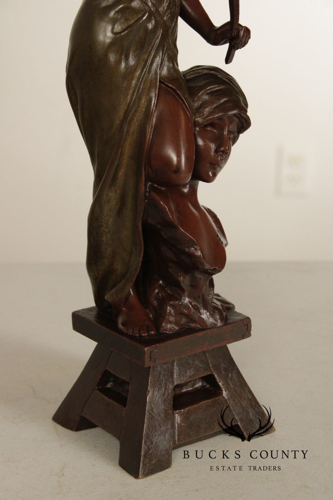 Emmanuel Villanis Bronze Statue, 'The Sculptor'