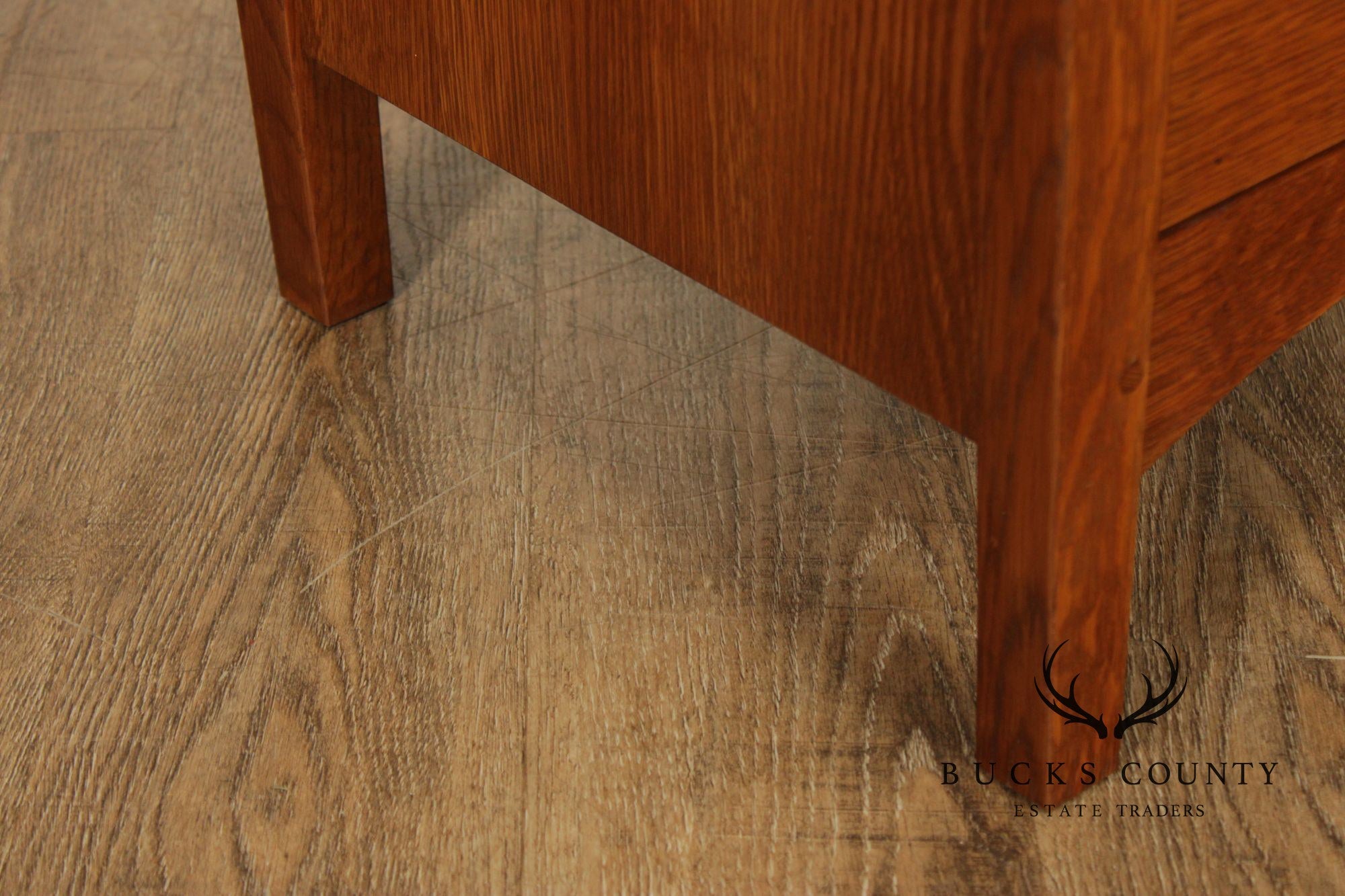 Stickley Mission Collection Harvey Ellis Oak Three Drawer Nightstand
