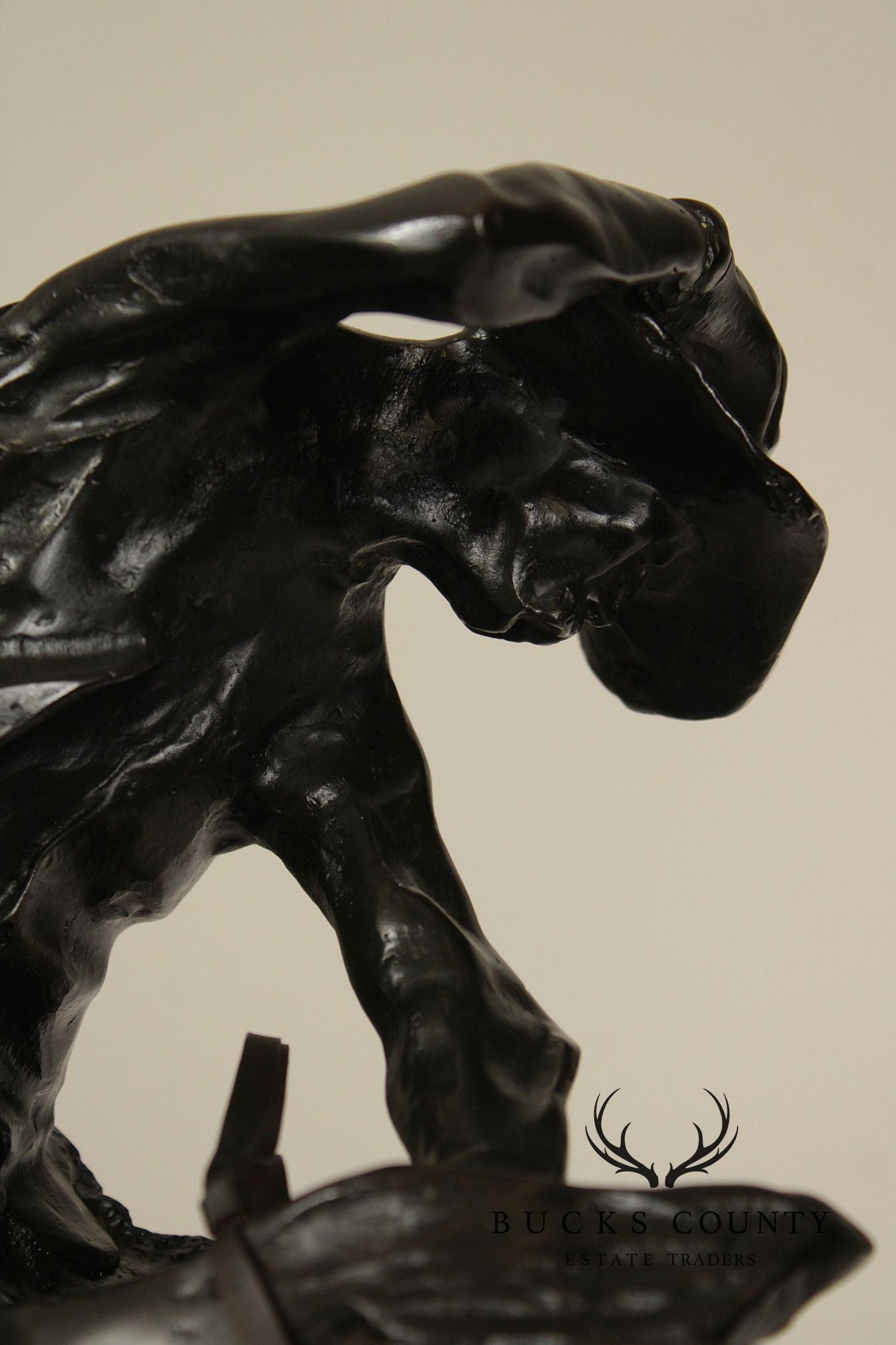 Frederic Remington Bronze Statue, 'Rattlesnake'