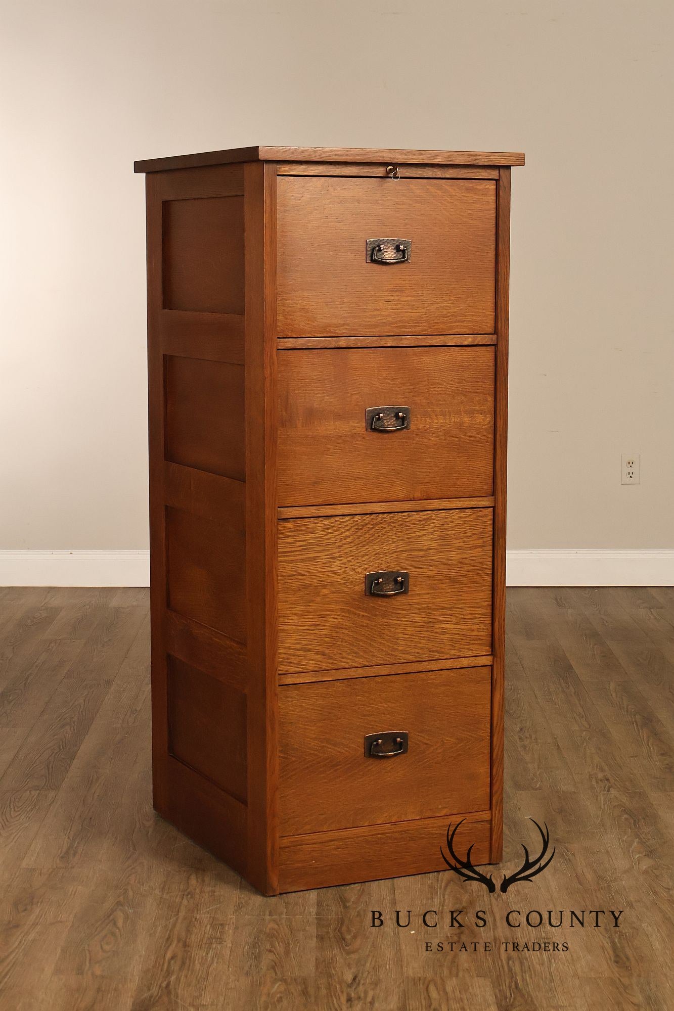 Stickley Mission Collection Oak Filing Cabinet