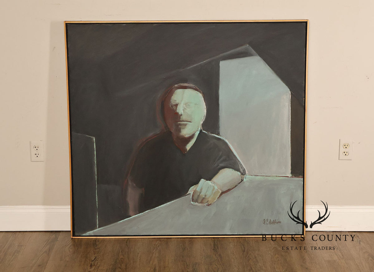 Anne Cooper Dobbins Oil Painting, 'The Engineer'