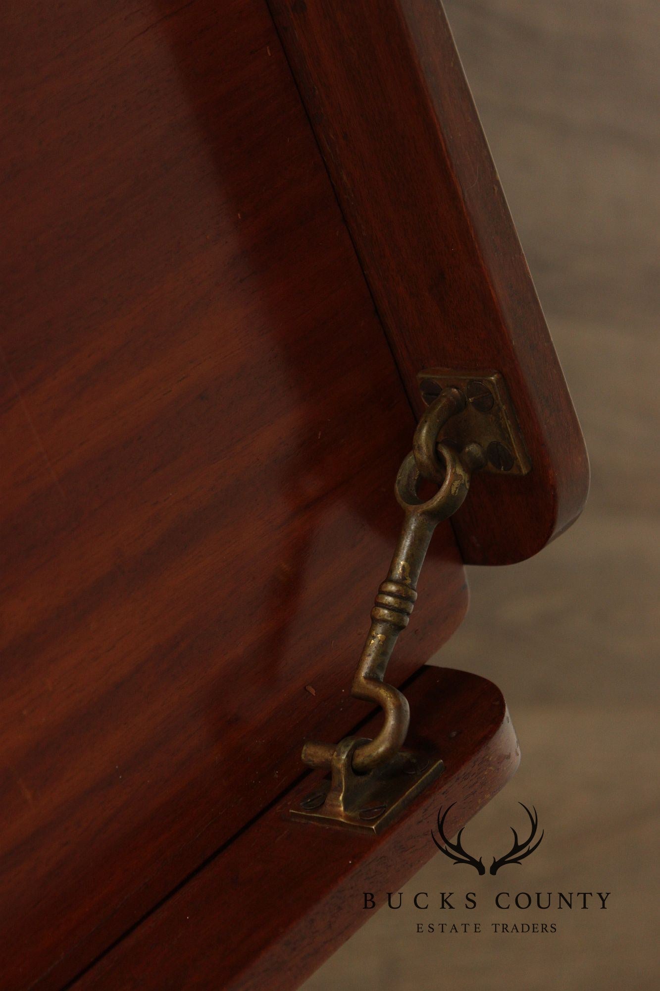 Antique Ship’s Table With Set Of Six Ship Chairs