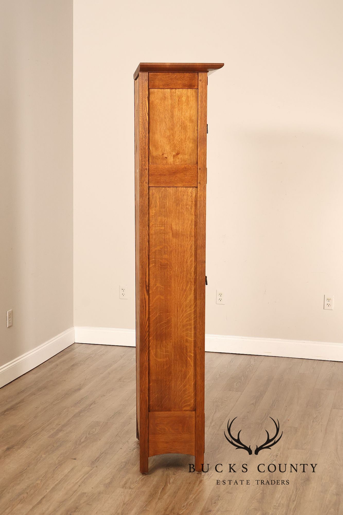 Stickley Mission Collection Oak Tall Case Clock