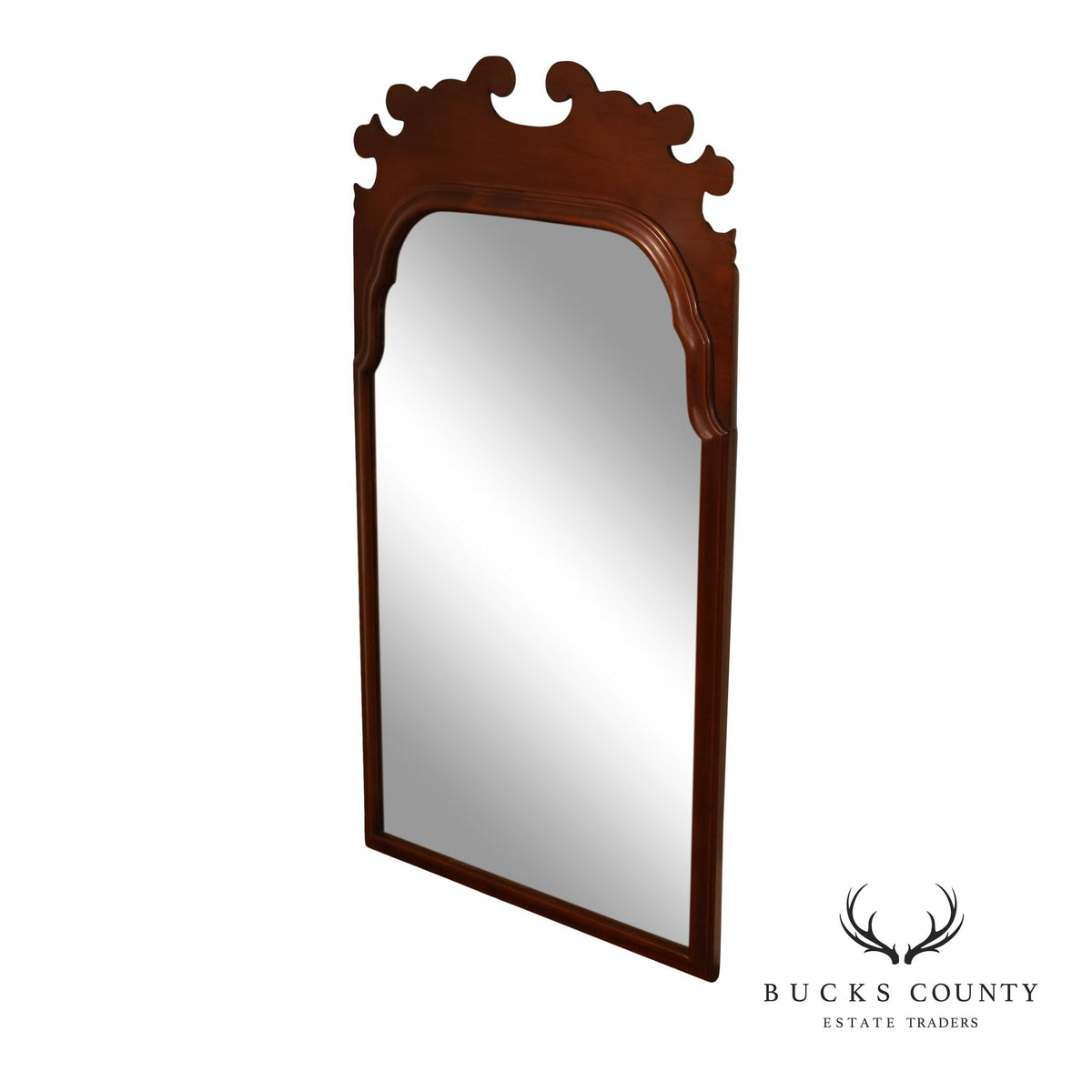 Chippendale Style Cherry Wall Mirror