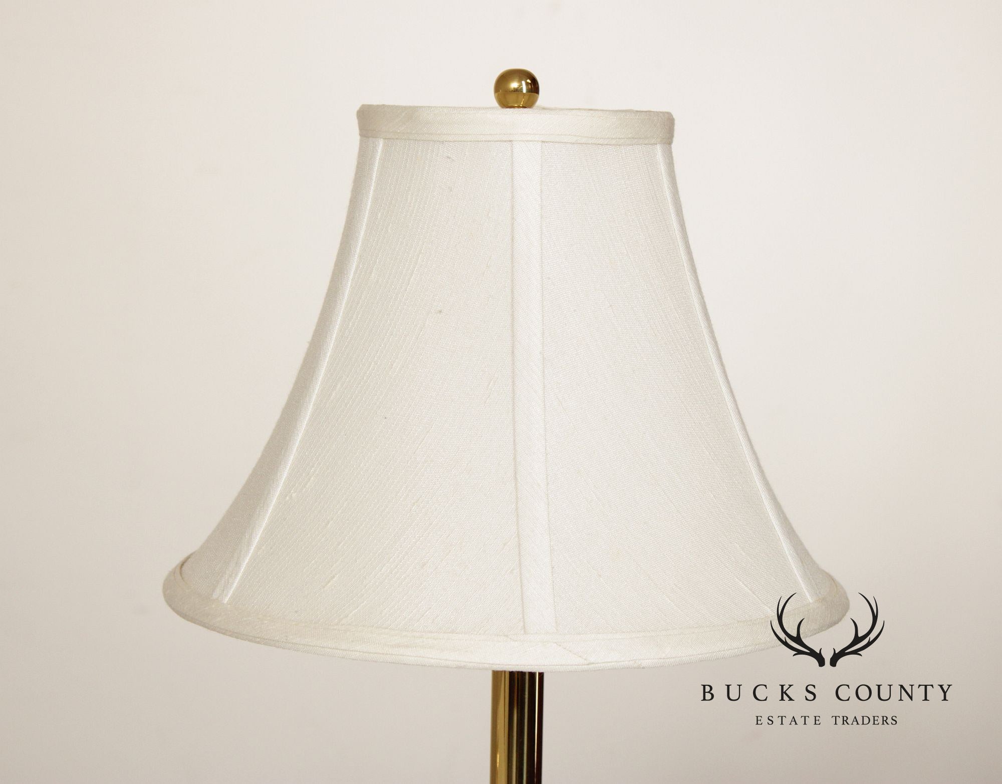 Vintage Pair of Brass Table Lamps