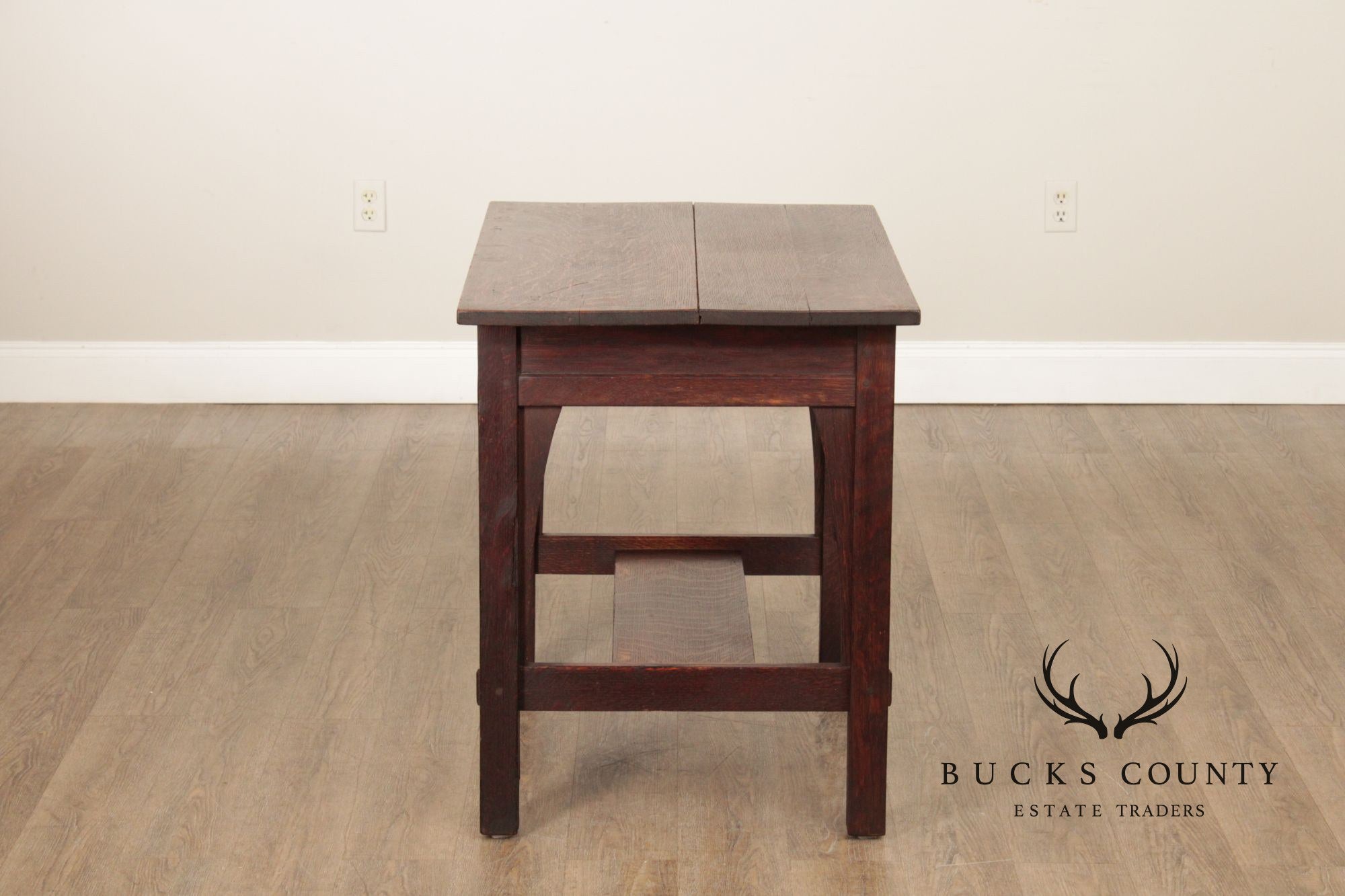 Gustav Stickley Antique Mission Oak Library Table