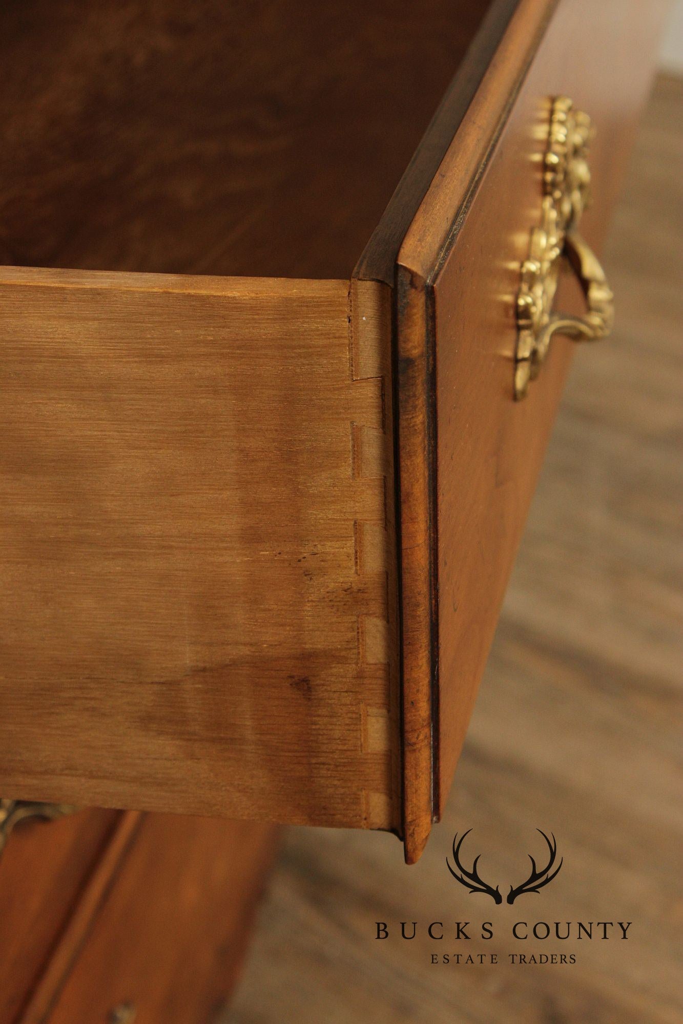 Baker Collector's Edition French Provincial Style Bookcase Top Secretary Desk