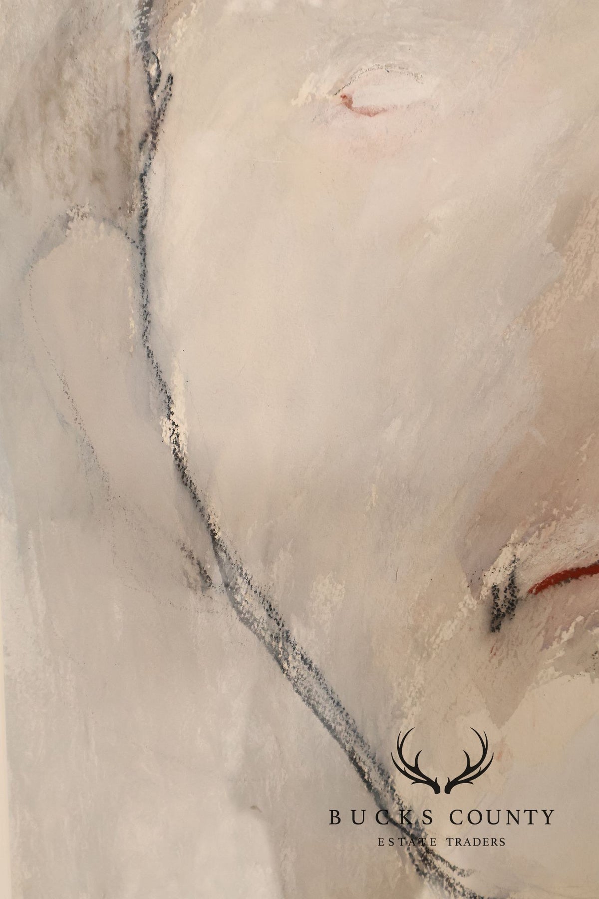 Anne Cooper Dobbins Mixed Media Painting, Abstract Figure