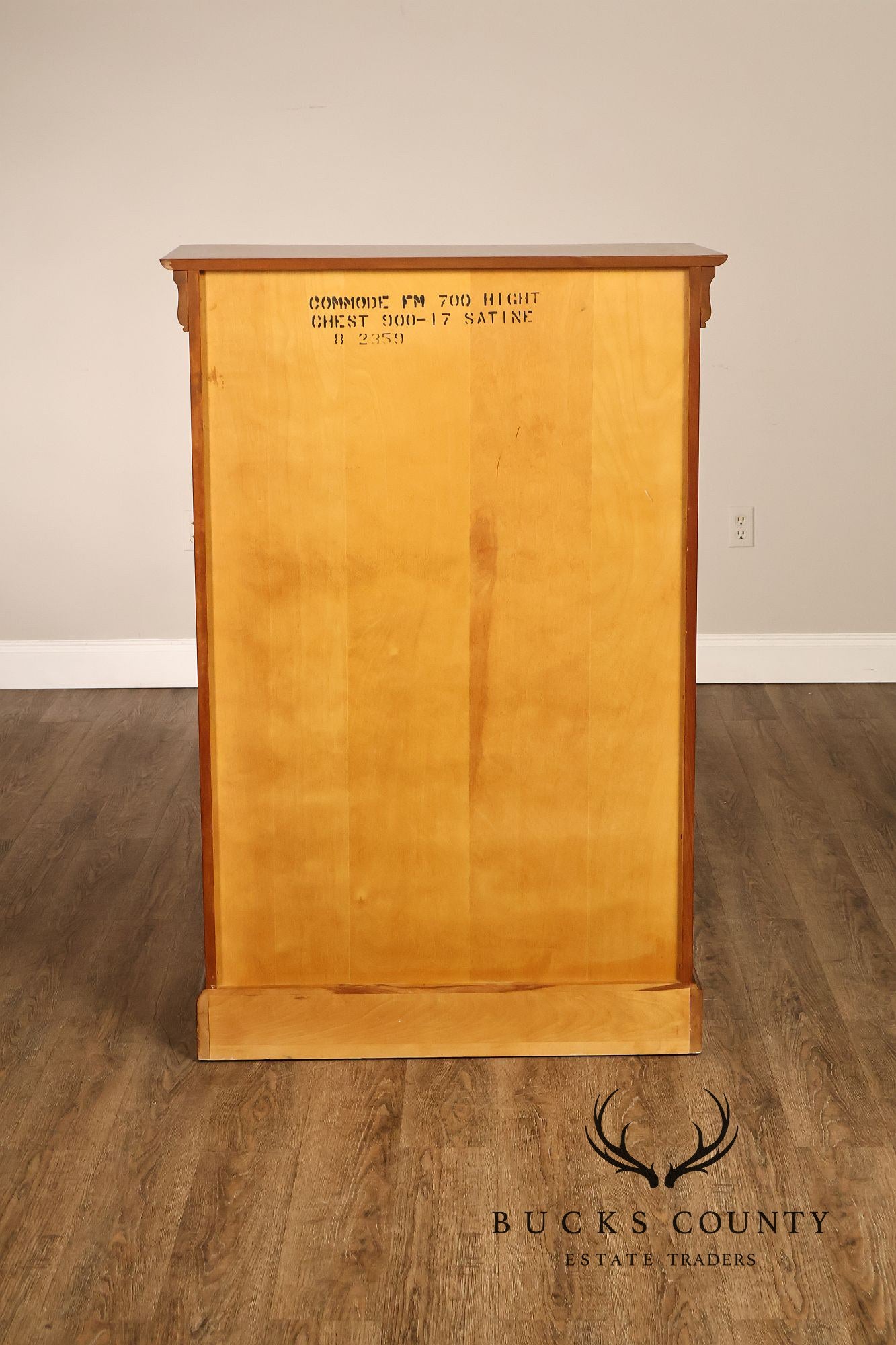 Louis Philippe Style Cherry Seven Drawer Tall Chest Of Drawers