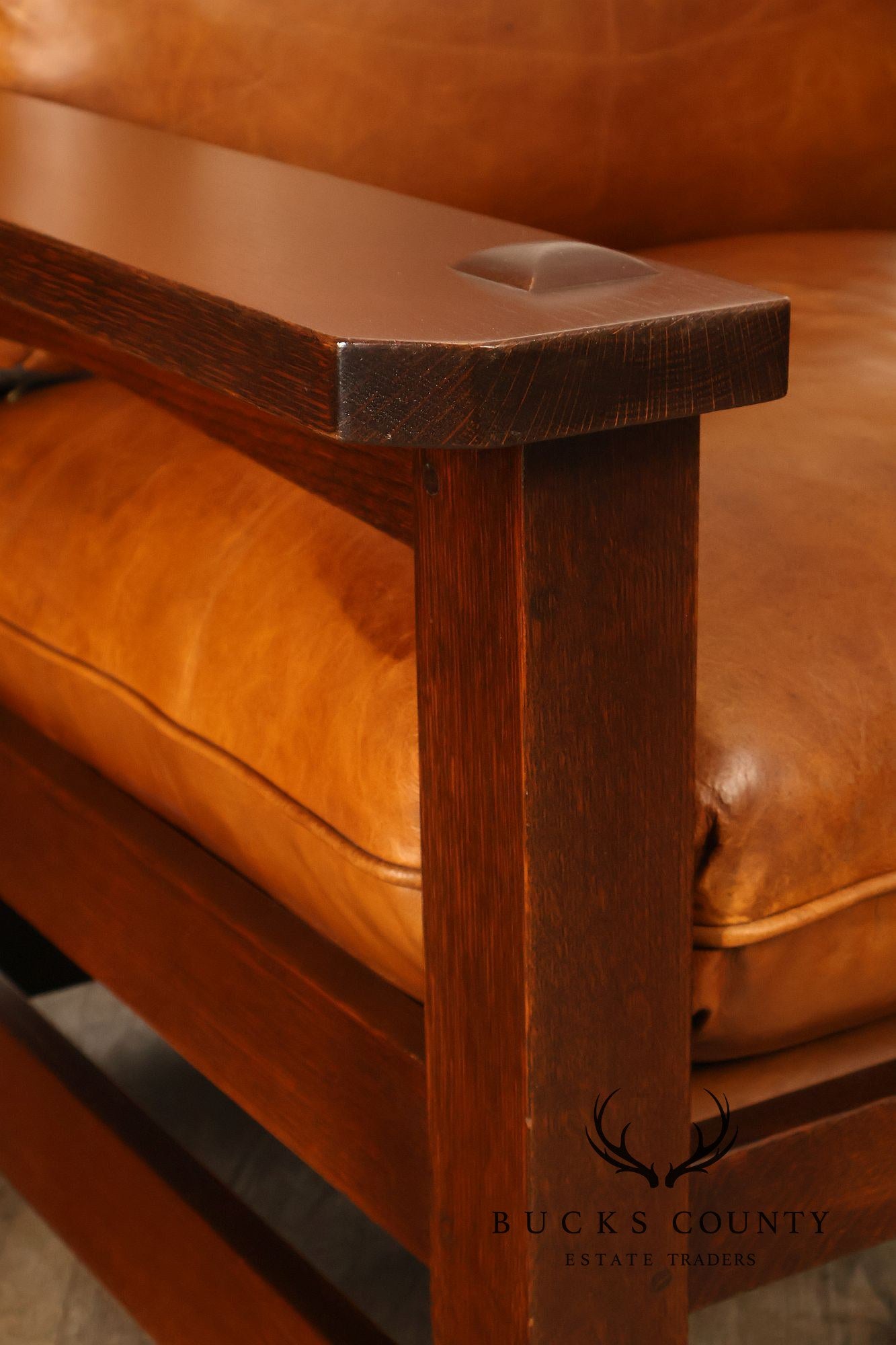 Stickley Mission Collection Oak Eastwood Lounge Chair