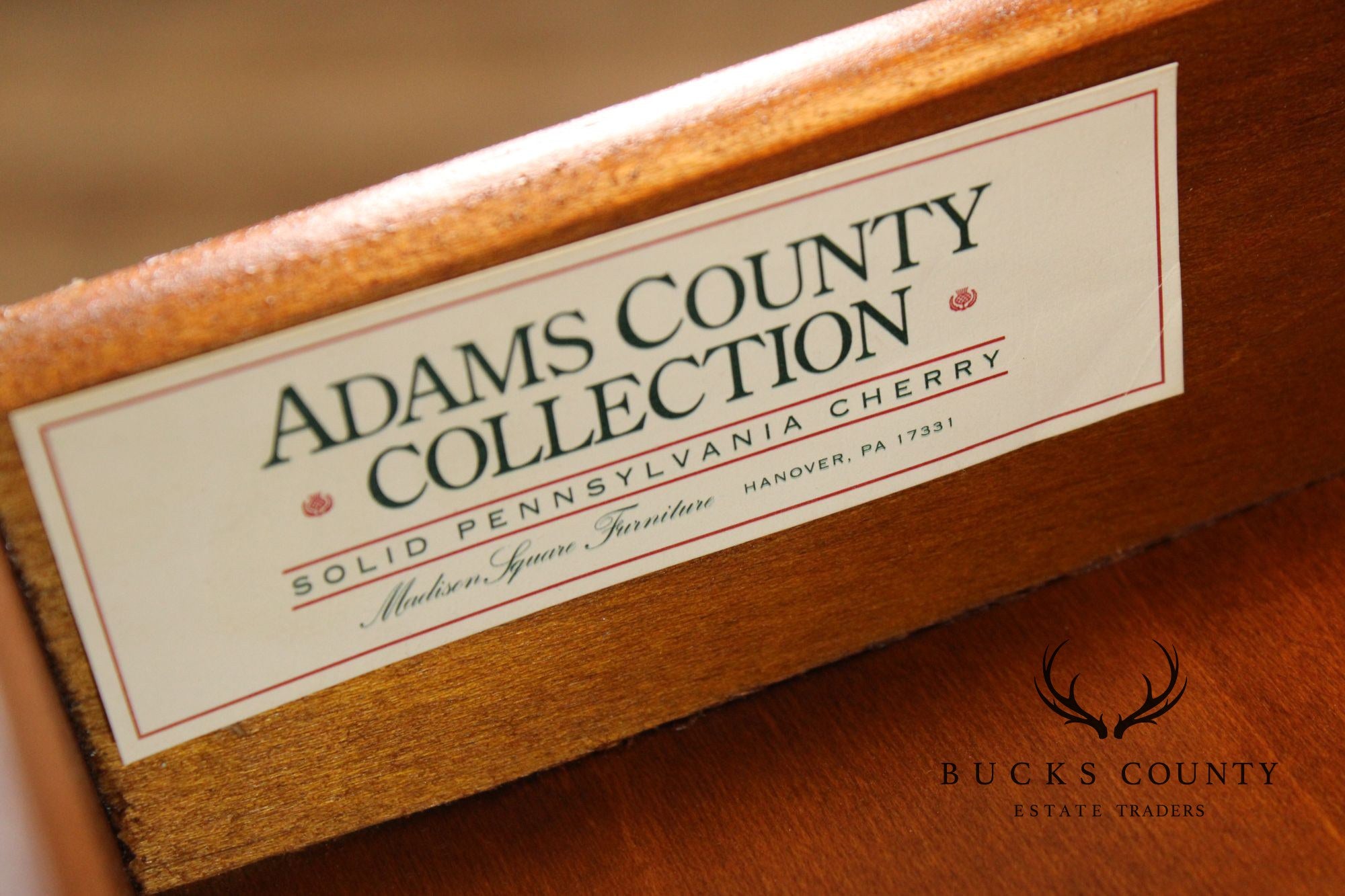 Madison Square Adams County Collection Cherry Chest Of Drawers