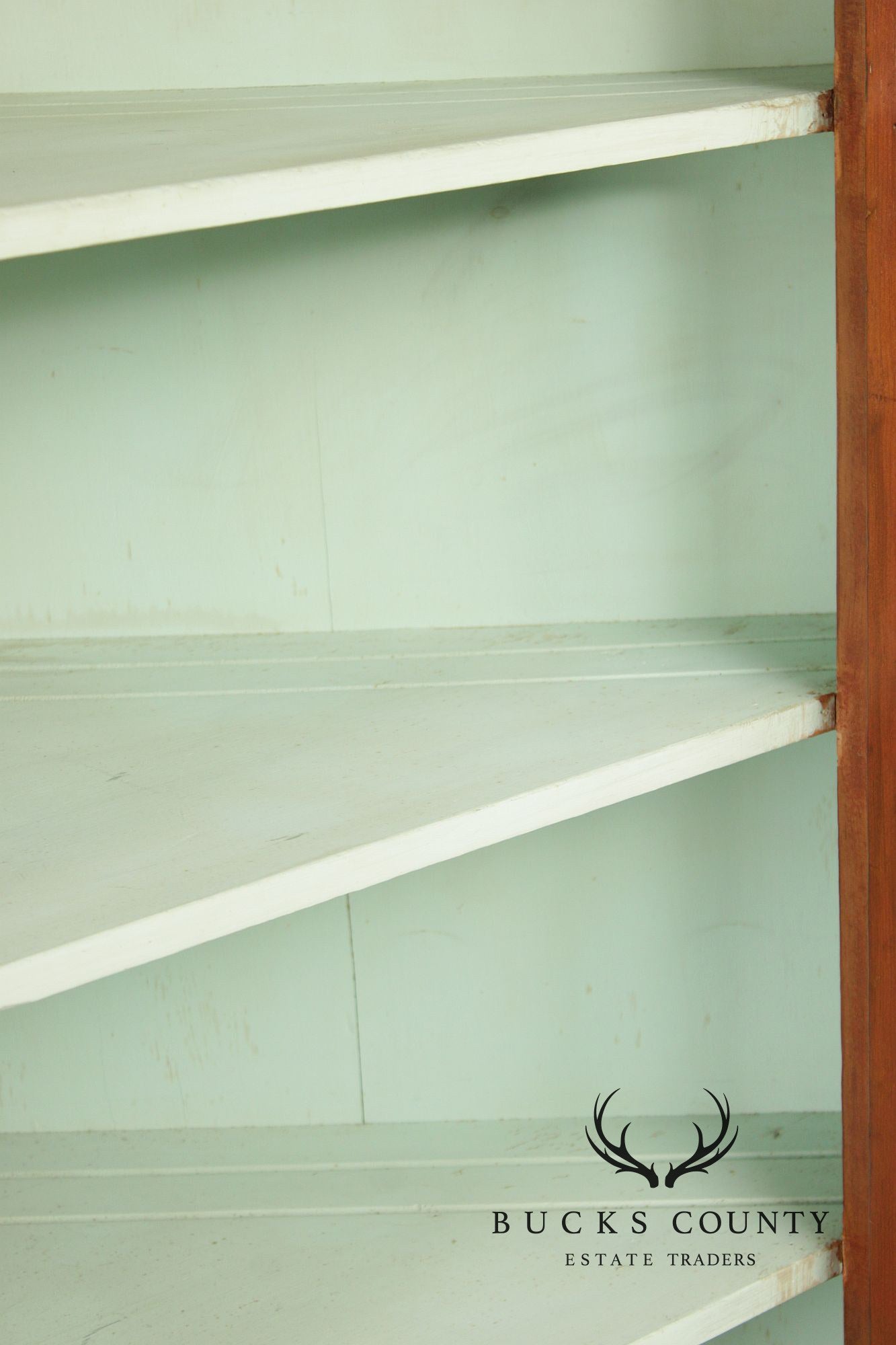 Antique Softwood Corner Cupboard